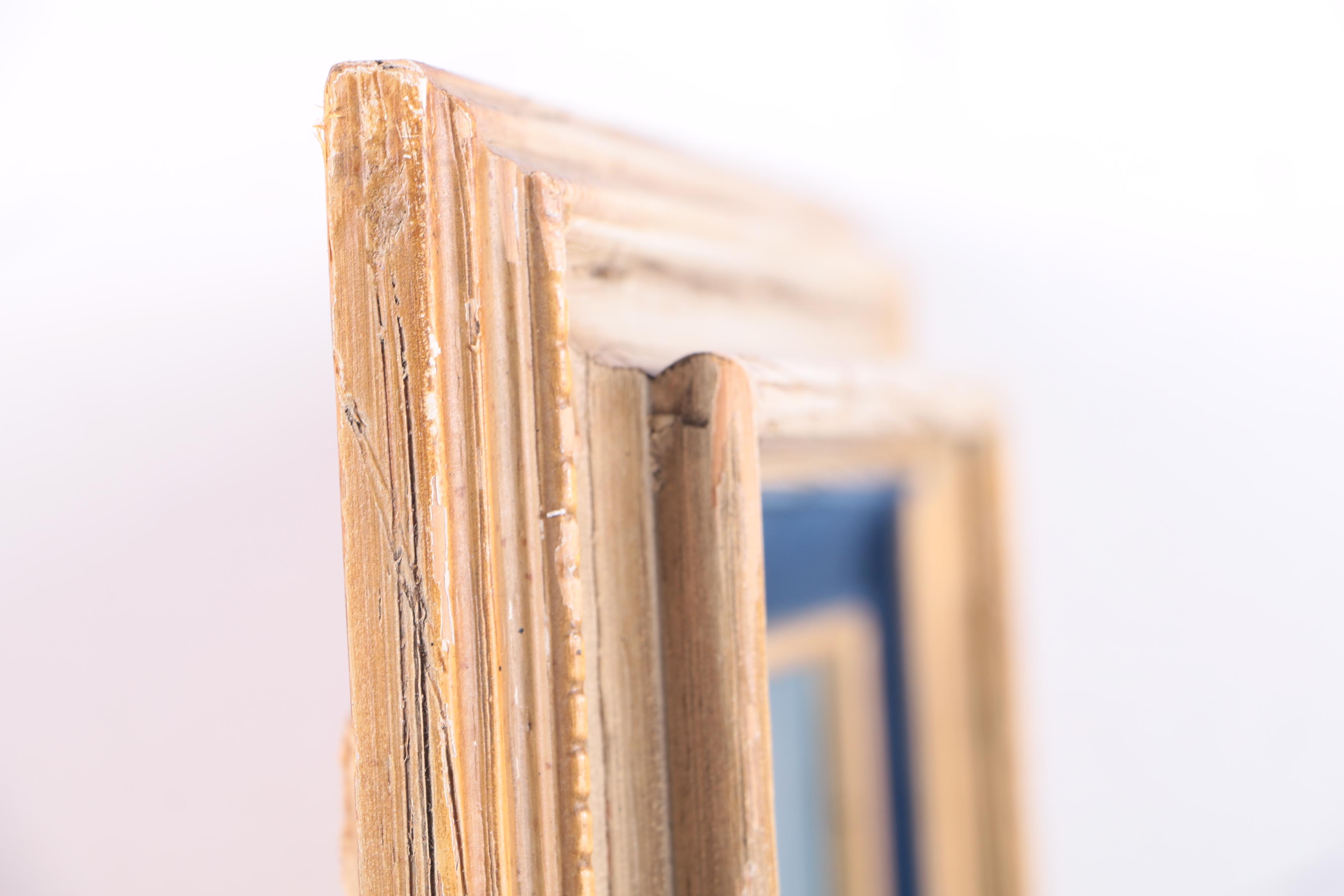 June 1981 Acrylic Painting on Canvas of Winter Landscape with Snow Covered Trees