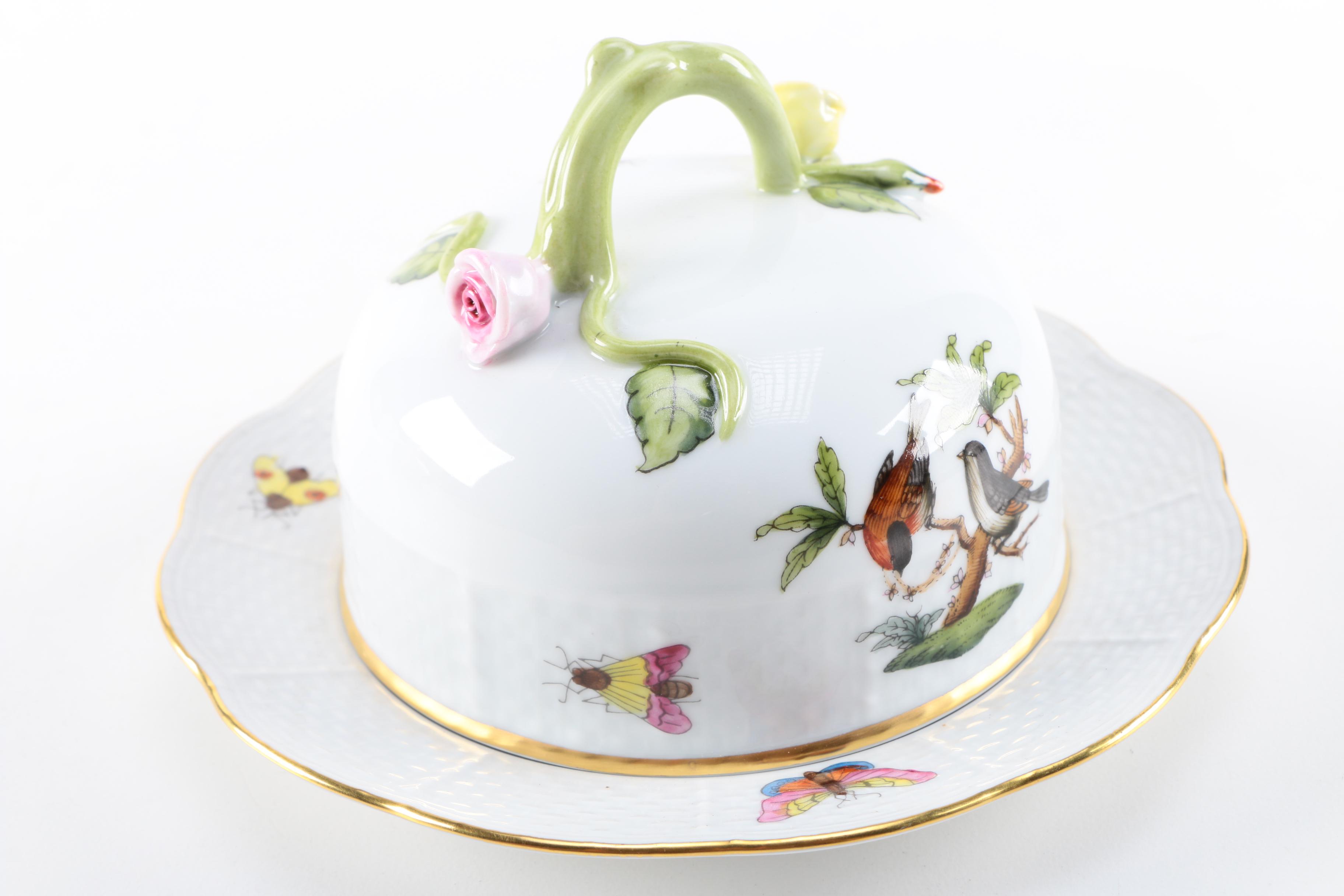 Herend "Rothschild Bird" Tableware and Serveware