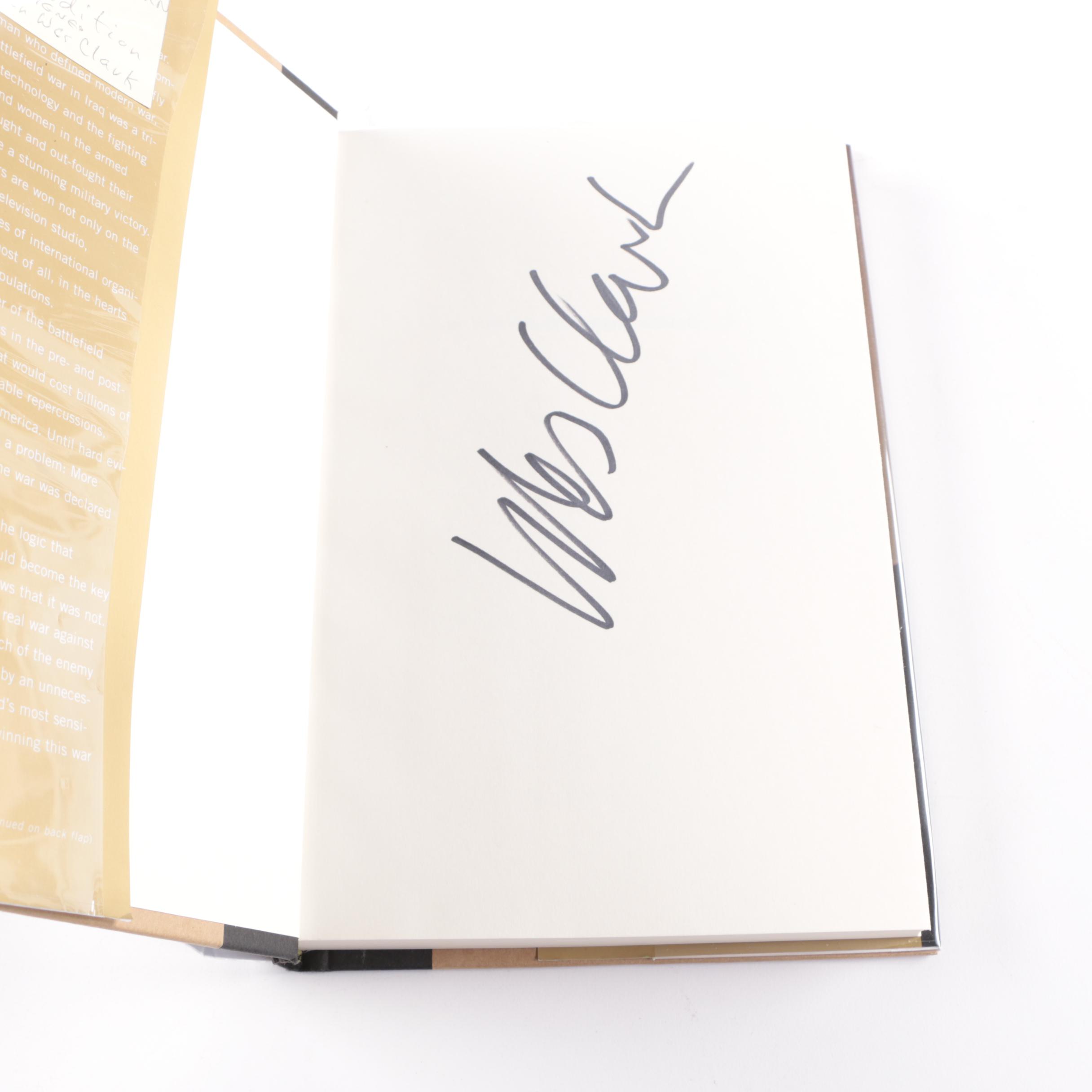 Signed First Edition of "Winning Modern Wars" by Gen. Wesley Clark