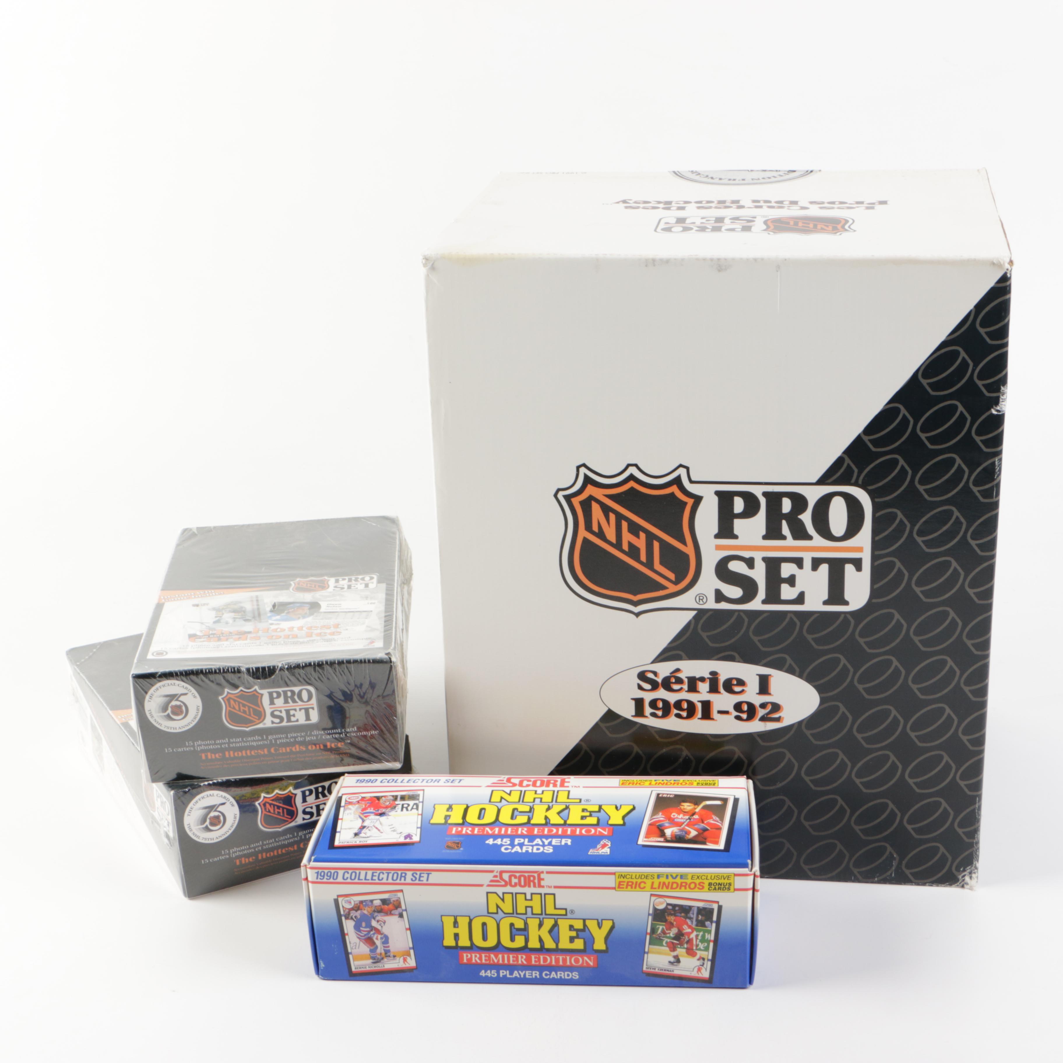 Boxes of Hockey Cards