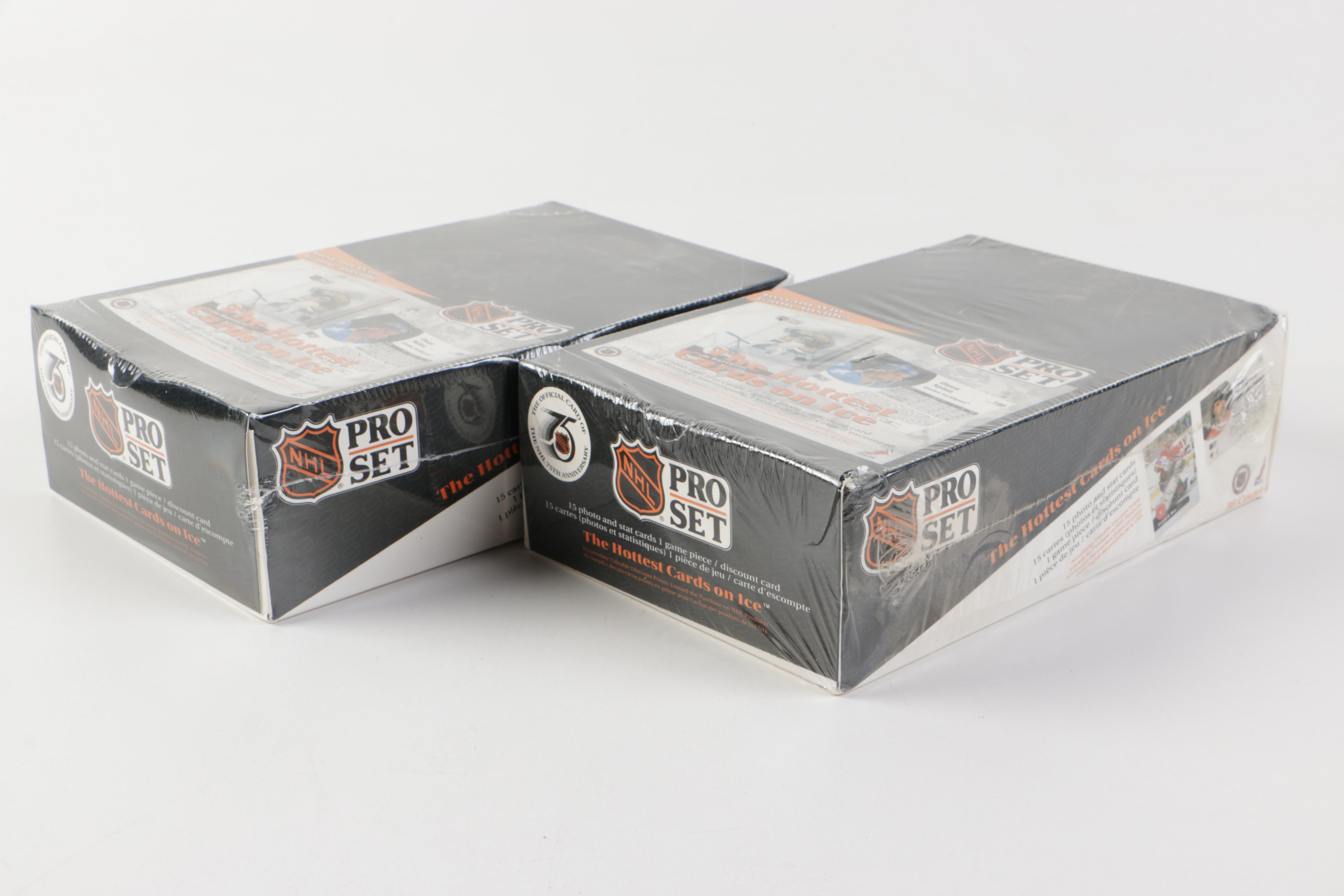 Boxes of Hockey Cards