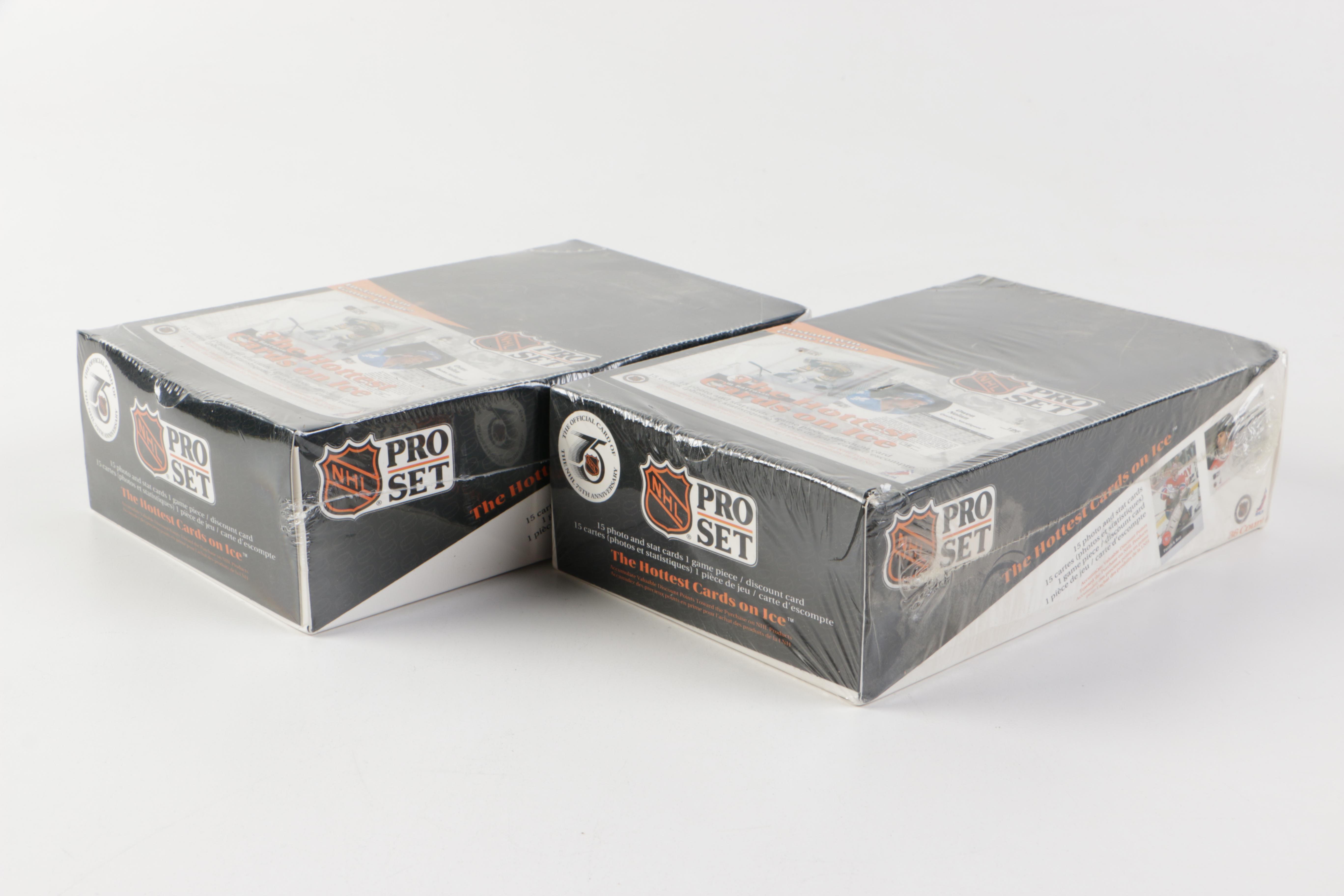 Boxes of Hockey Cards