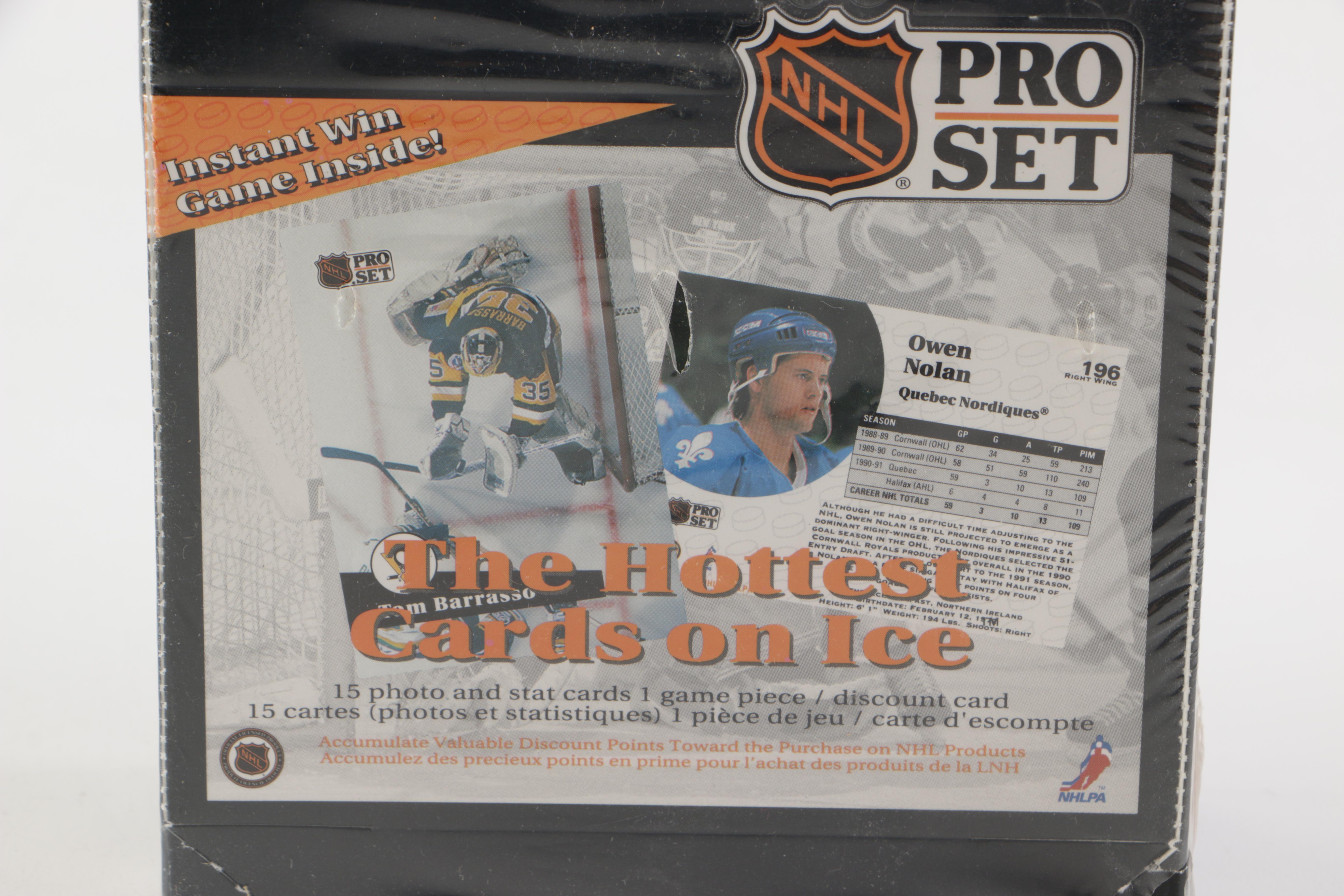 Boxes of Hockey Cards