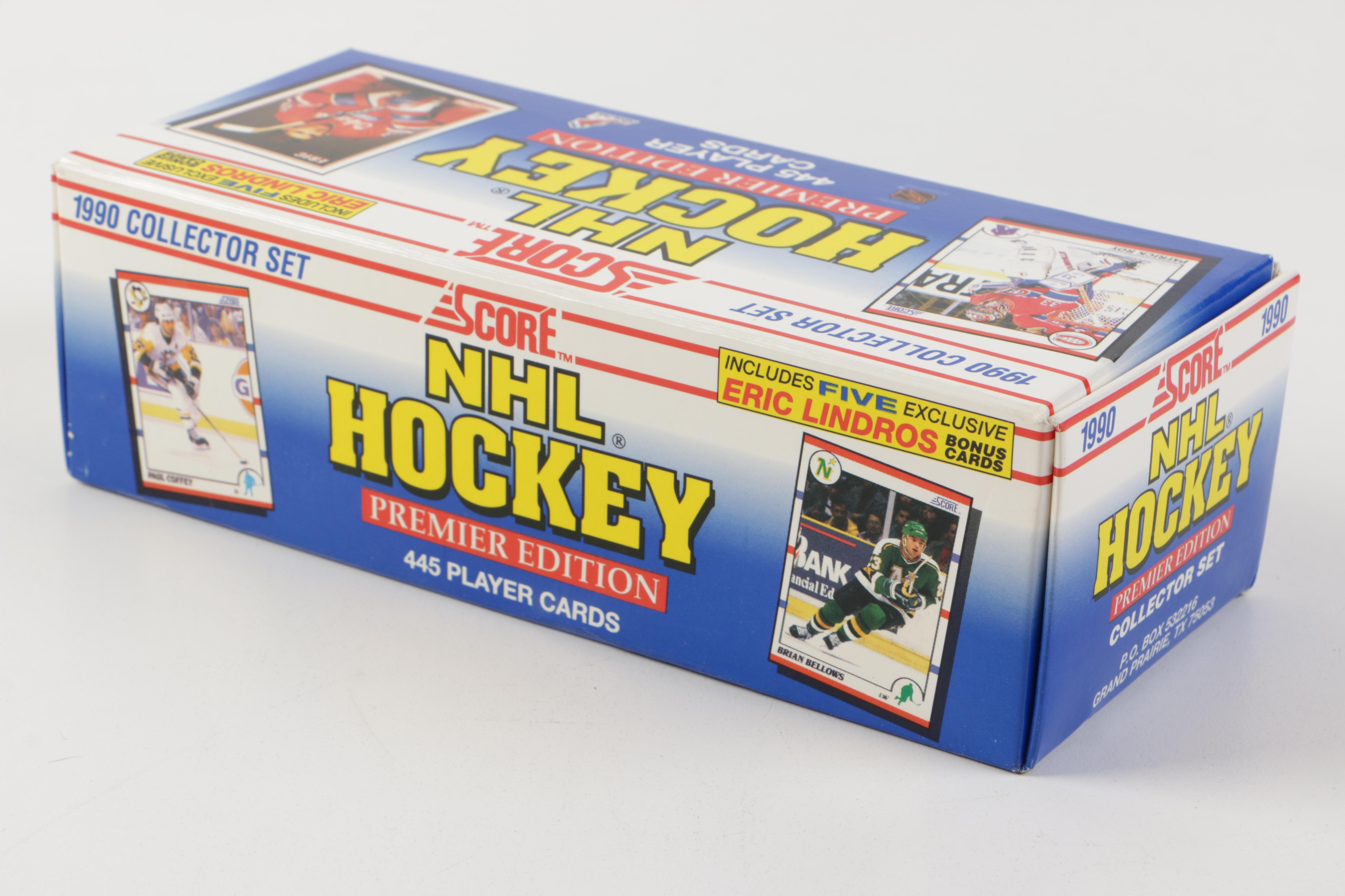 Boxes of Hockey Cards