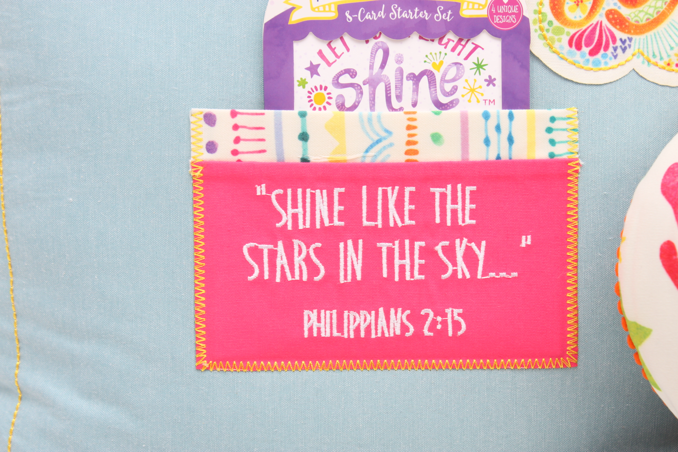 "Let Your Light Shine" Decorative Throw Pillows and Accessory Bags