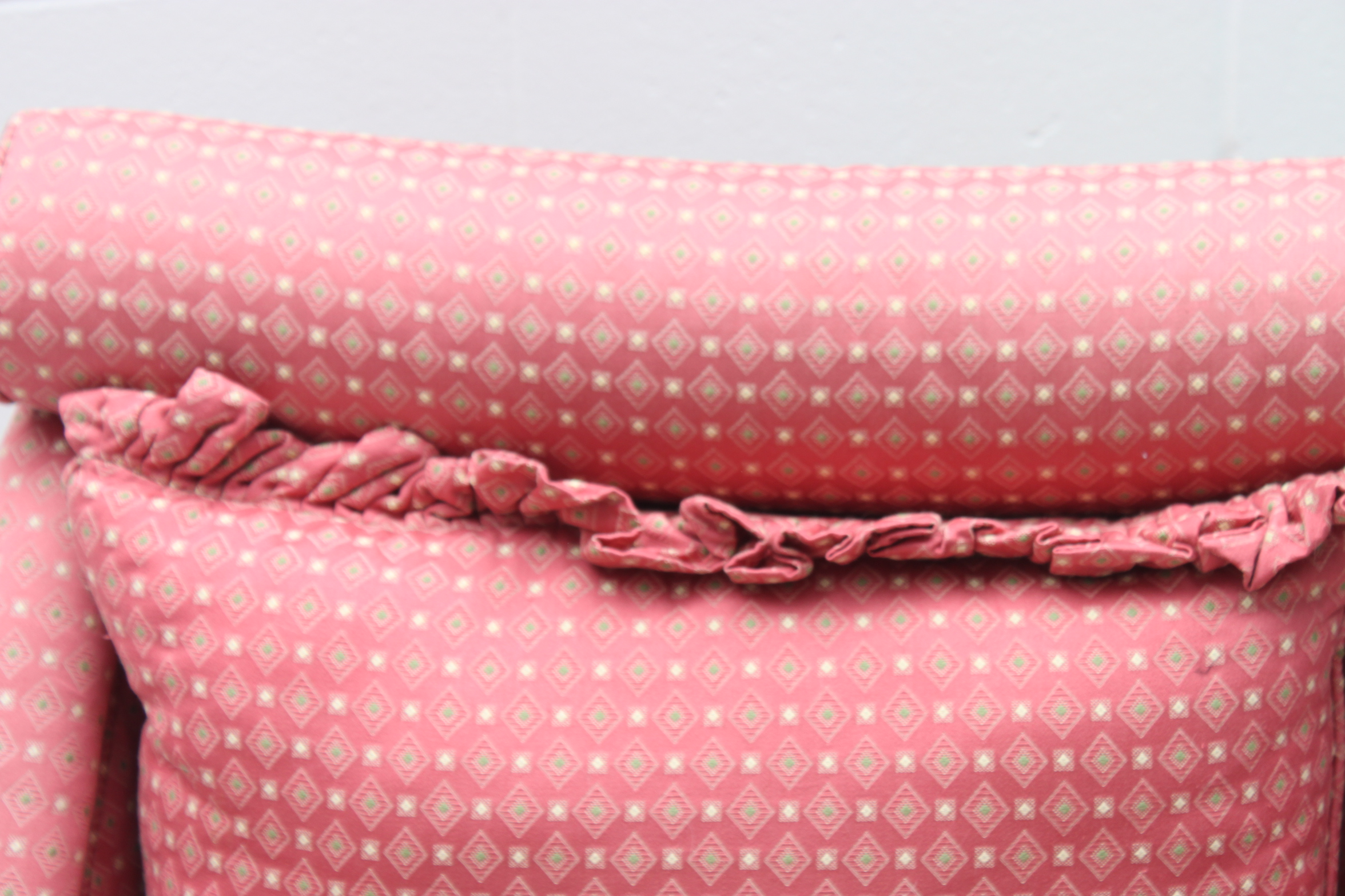 Pink Upholstered Armchair