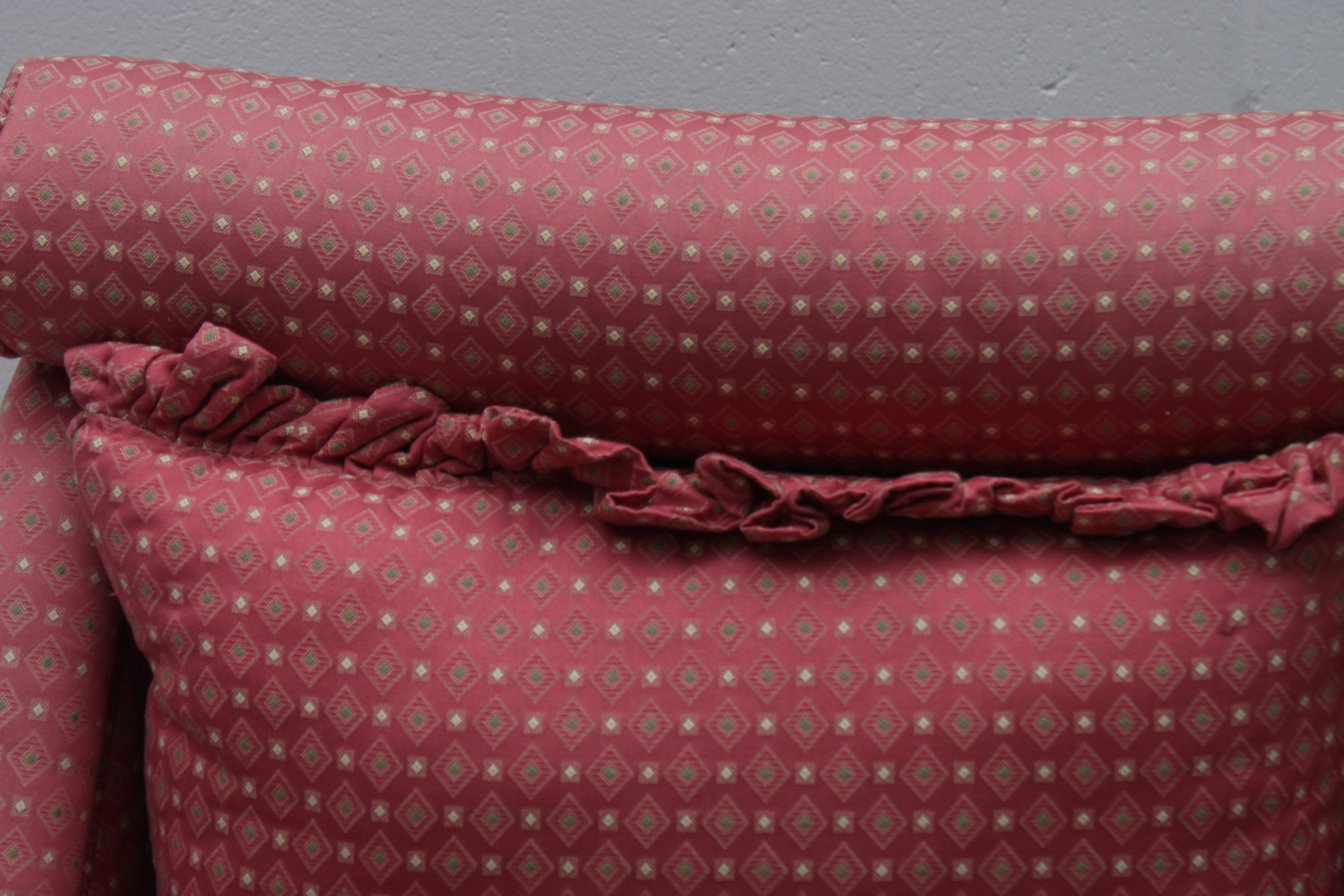 Pink Upholstered Armchair