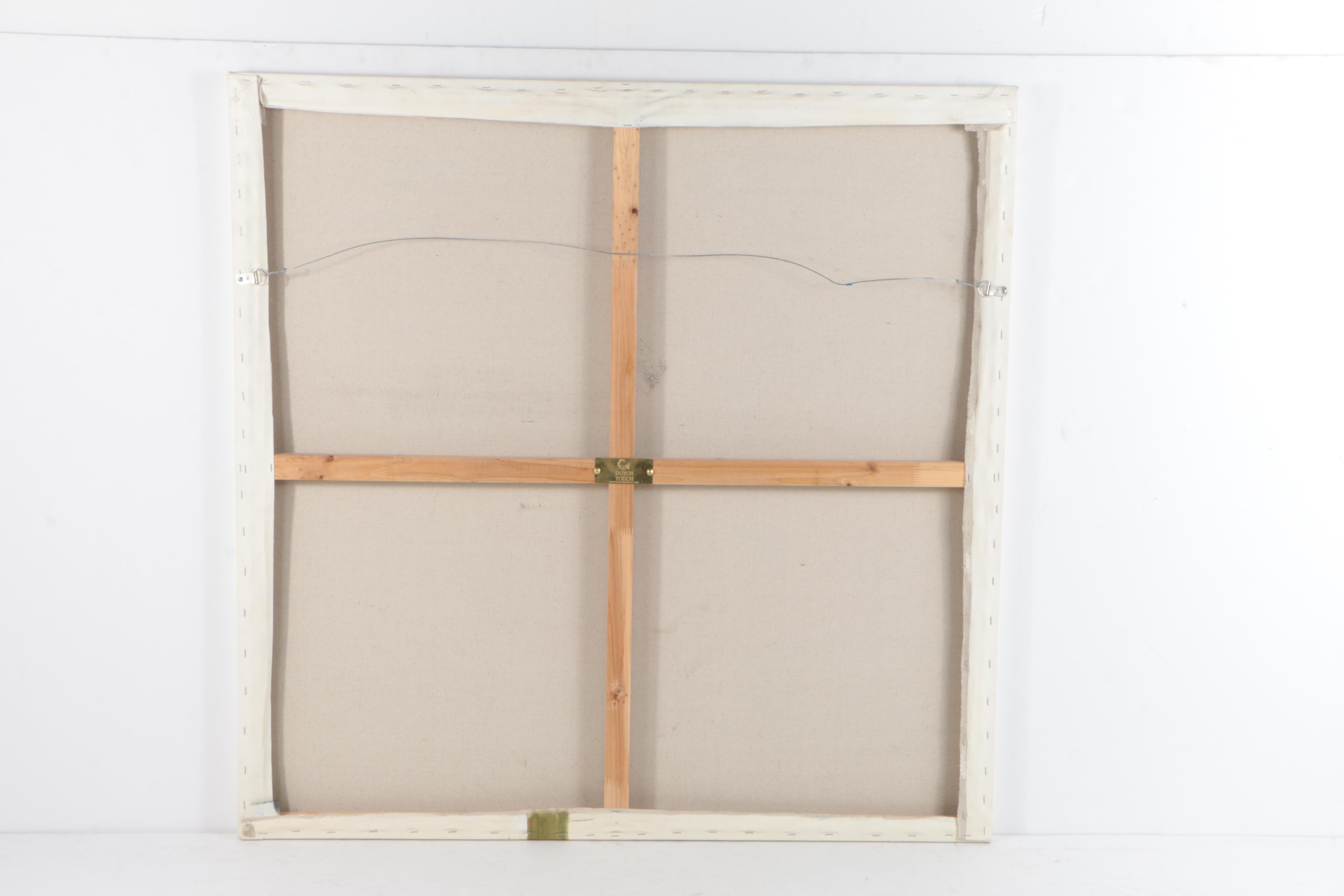 Dutch Touch Art Company Oil Painting on Canvas of Poppy Flower