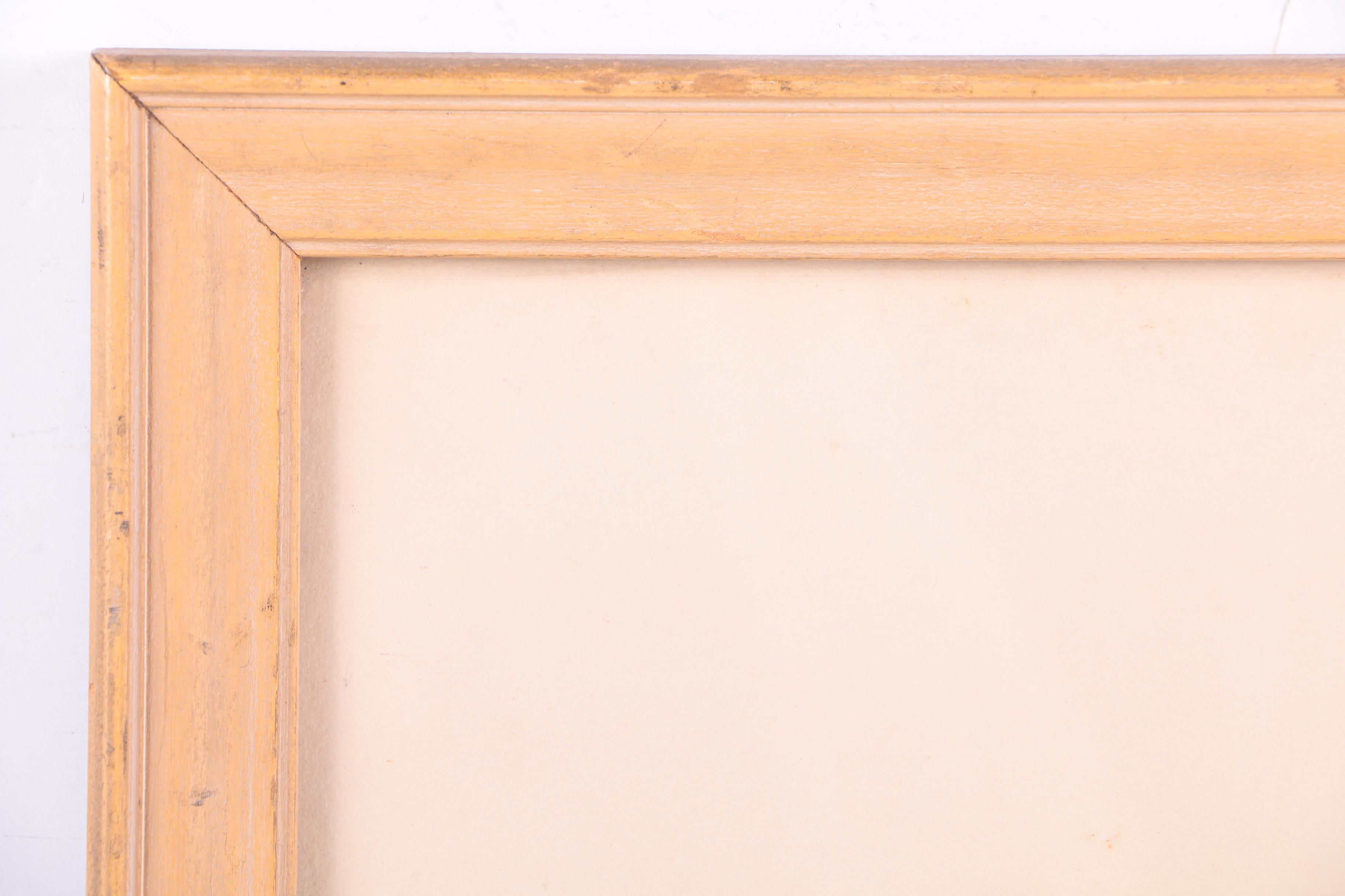 Olleen Williams 1947 Watercolor of Small Homes Set Against Industrial Backdrop