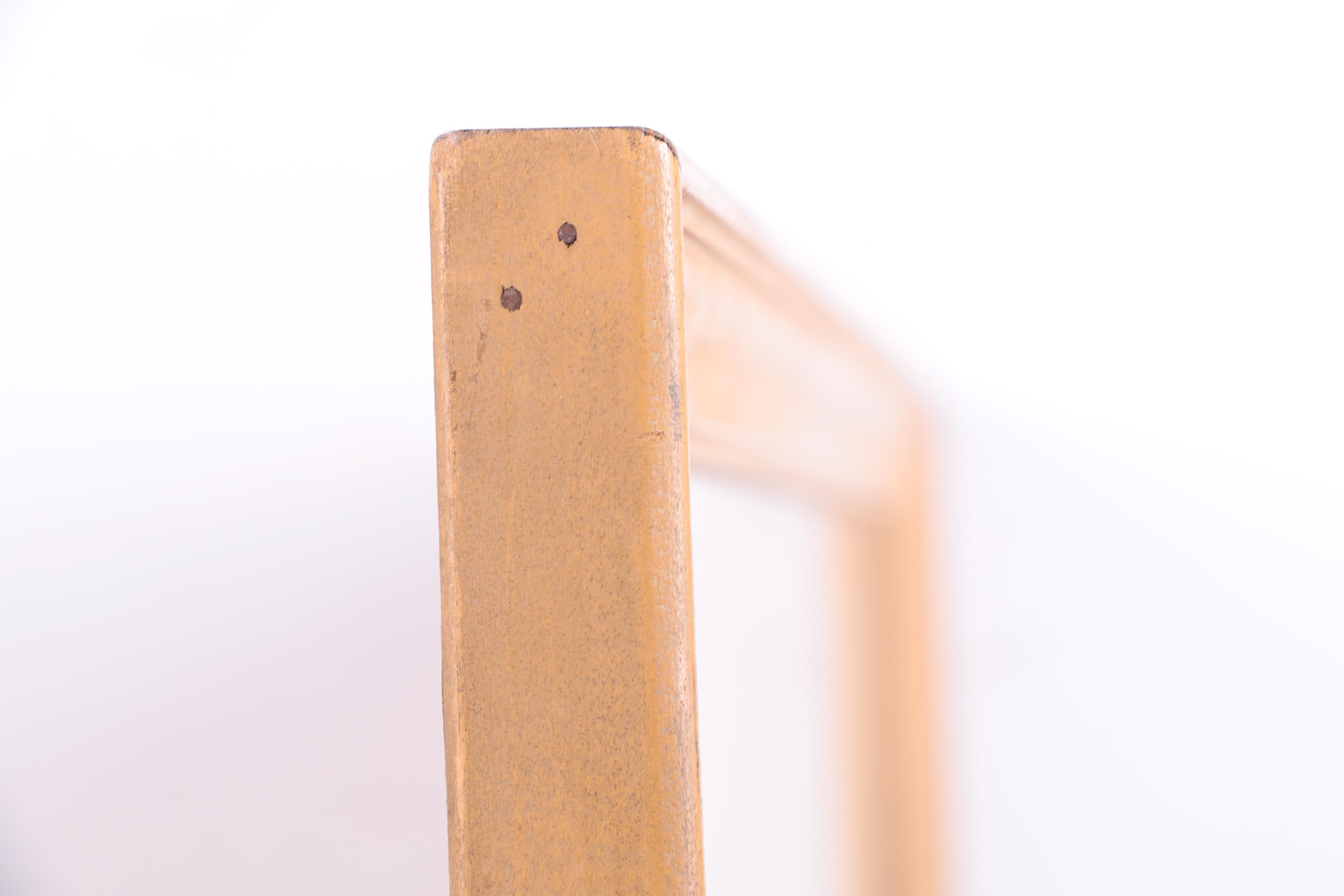 Olleen Williams 1947 Watercolor of Small Homes Set Against Industrial Backdrop