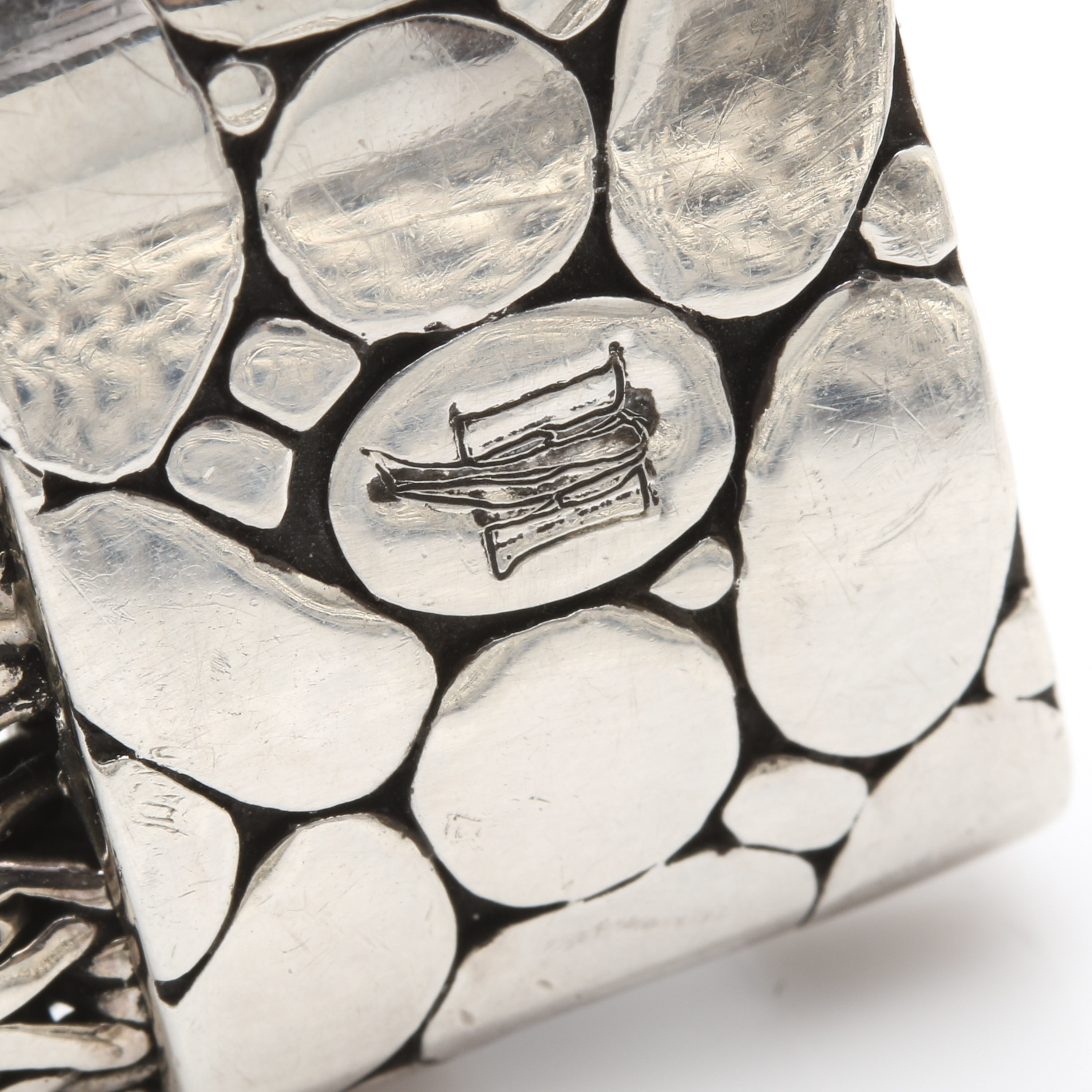 John Hardy "Kali" Three Strand Sterling Bracelet