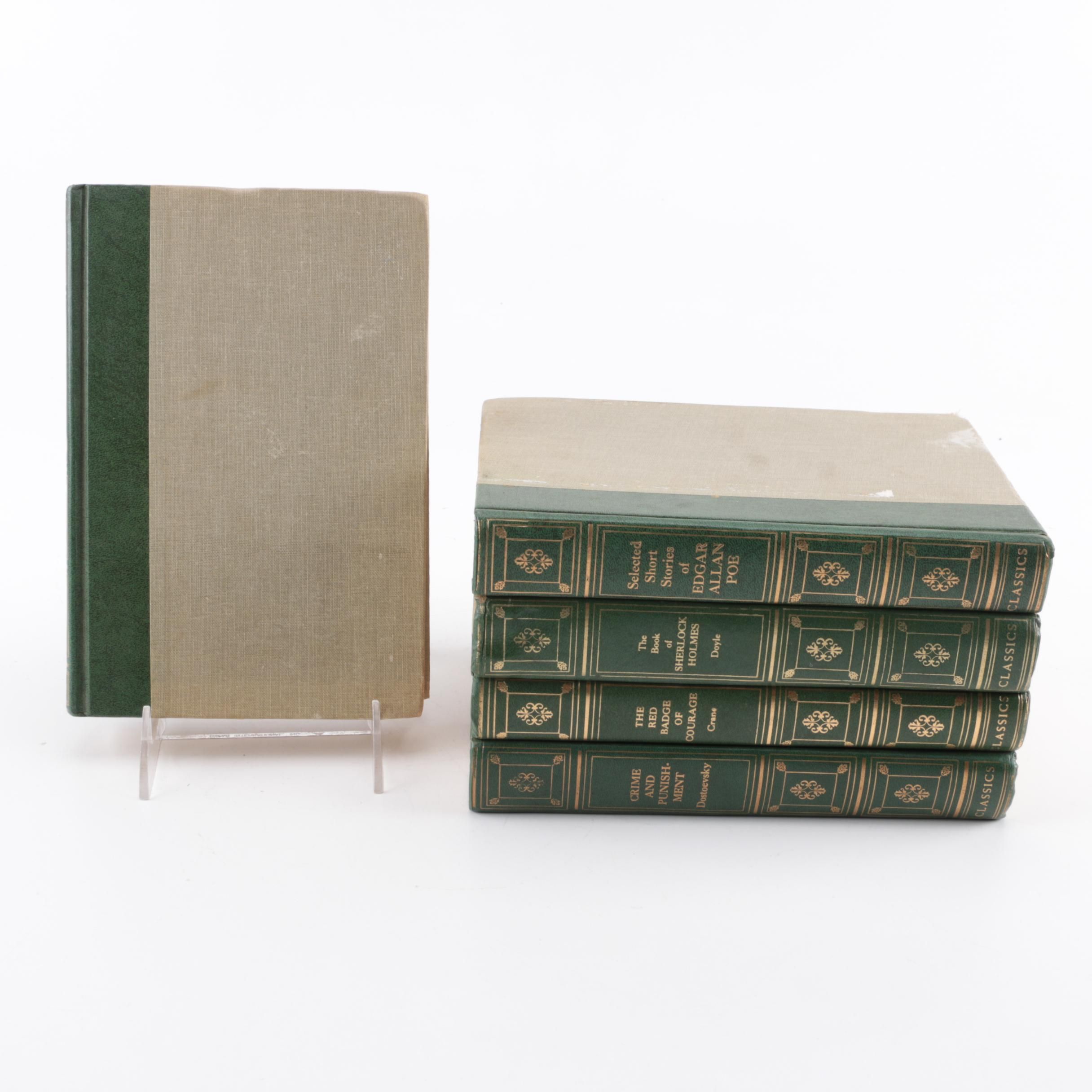 Five "World Famous Classics" Books Including "The Book of Sherlock Holmes"