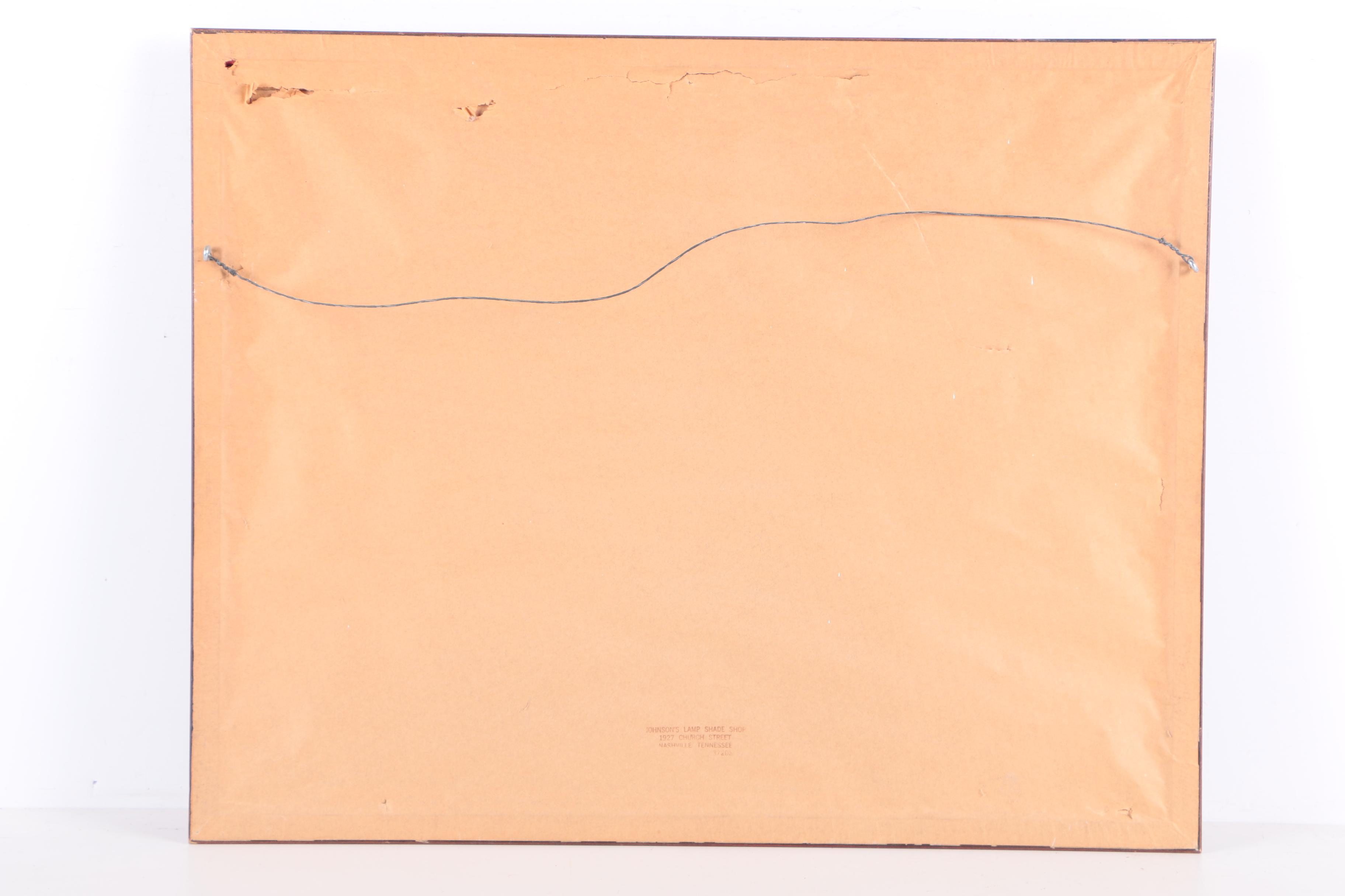 Tapio Haili Limited Edition Serigraph on Paper of Ship Scene