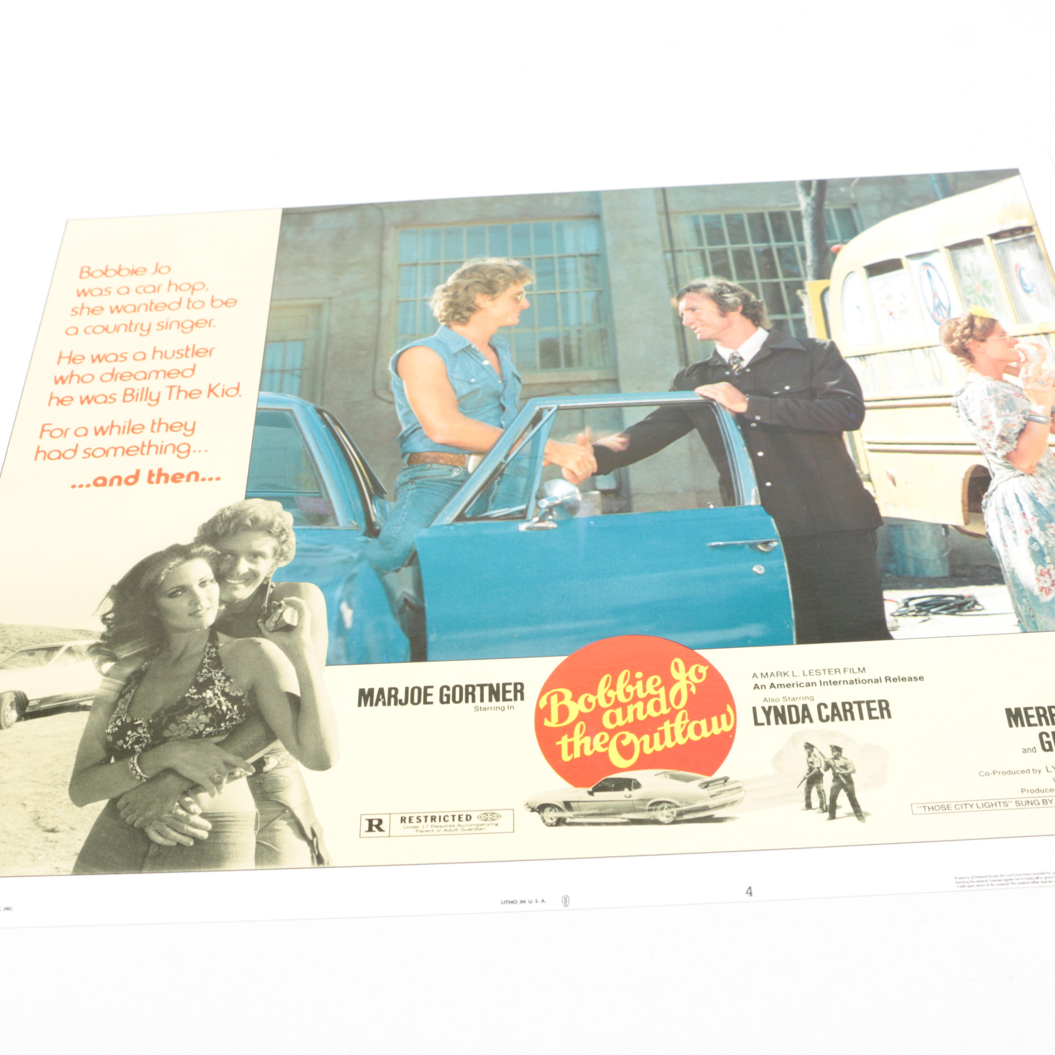 Original "Bobbie Jo and the Outlaw" Lobby Cards