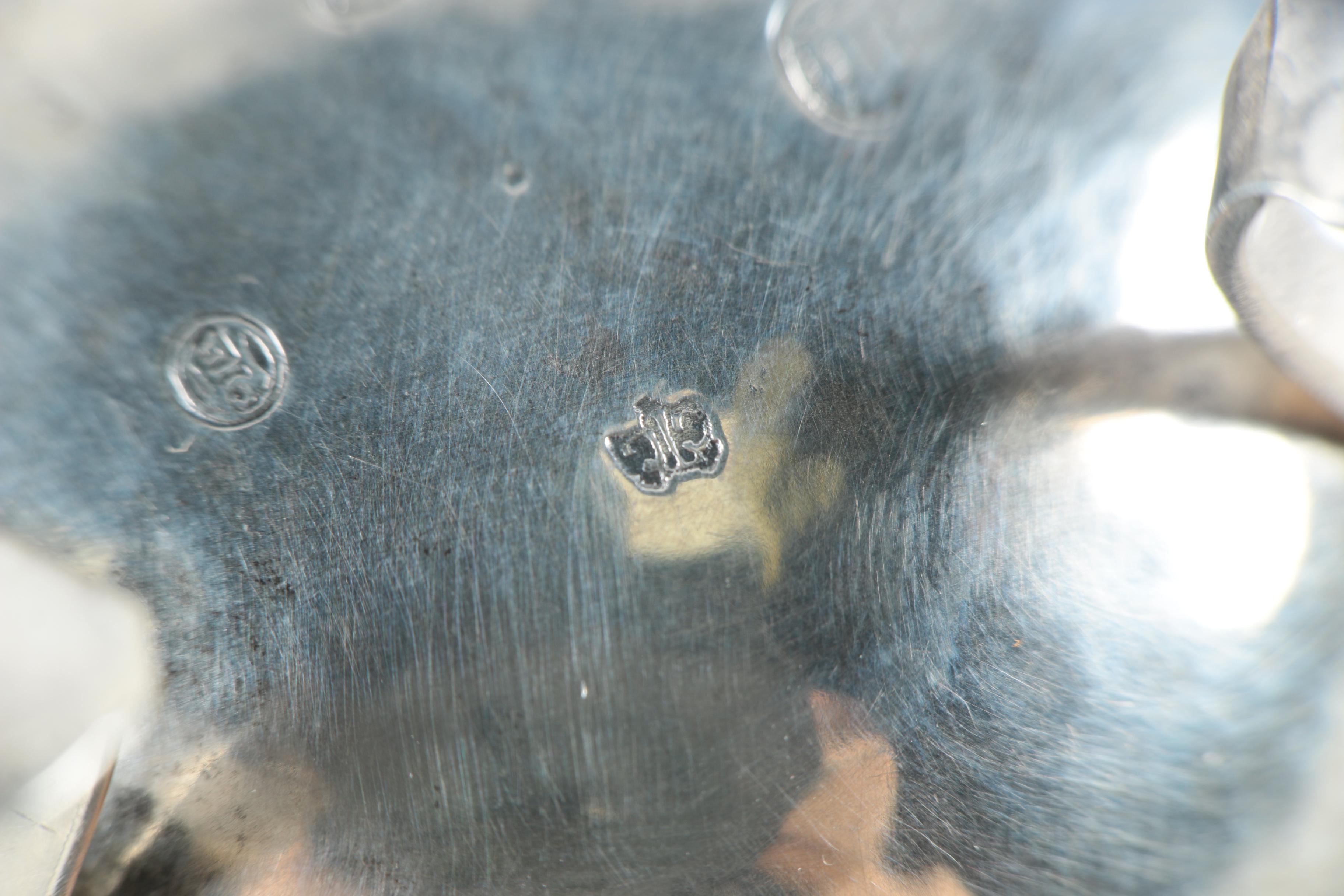 Vintage Christian F. Heise Danish 800 Silver Small Three-Legged Bowl