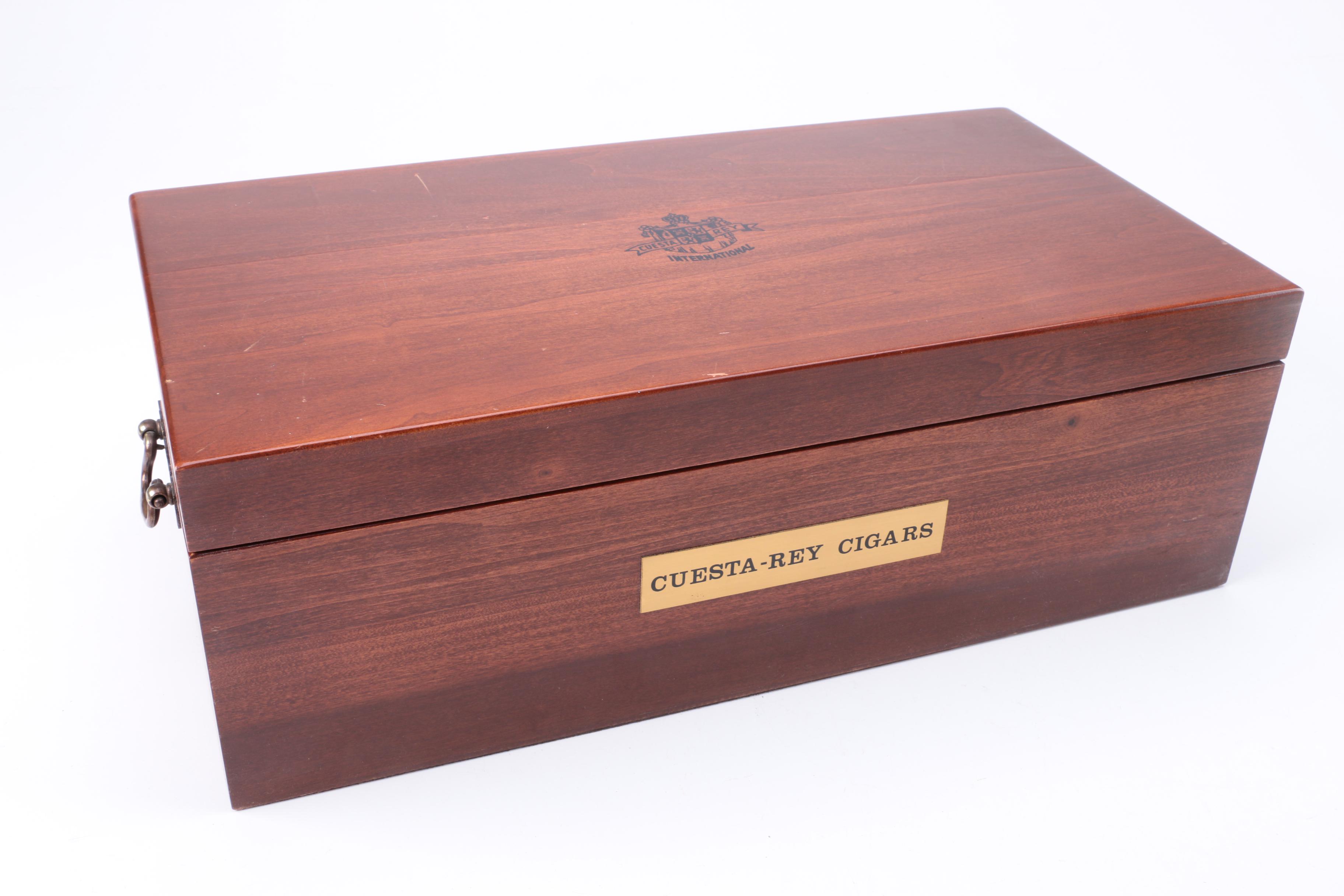 Cuesta-Rey Humidor and Other Cigar Themed Collectibles