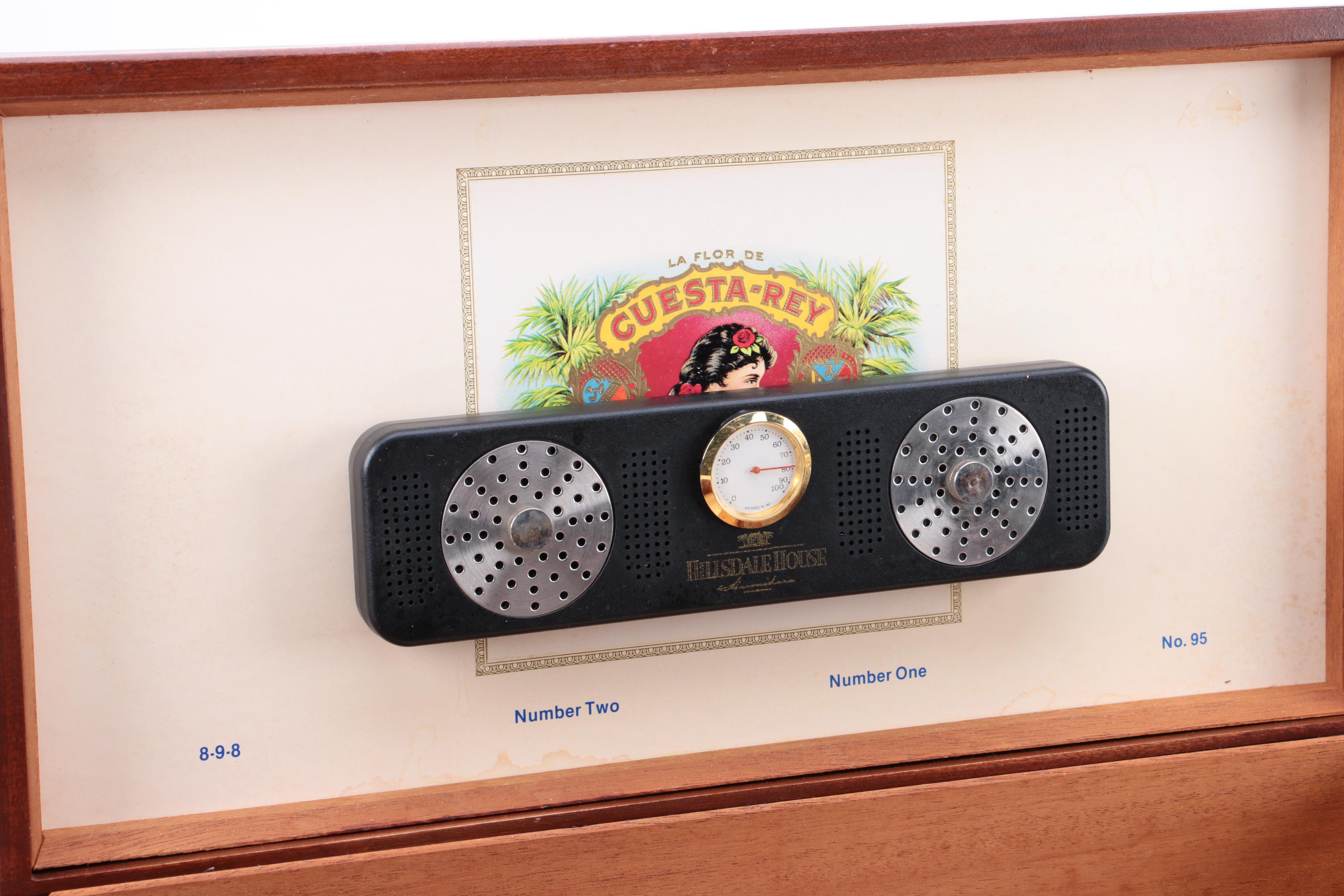 Cuesta-Rey Humidor and Other Cigar Themed Collectibles