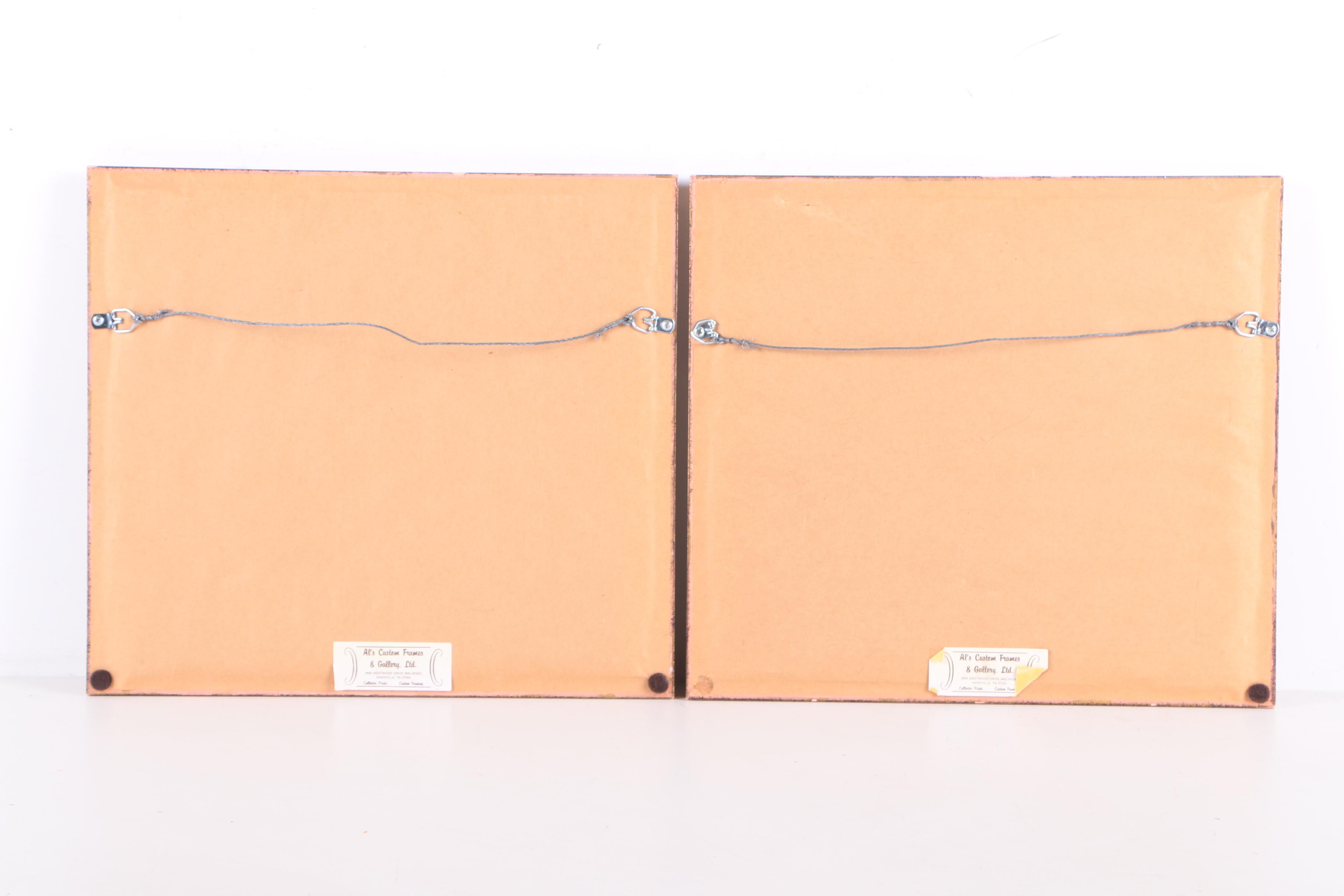 Offset Lithographs After Vincent van Gogh's "The Holy Bible" and "Churchyard"