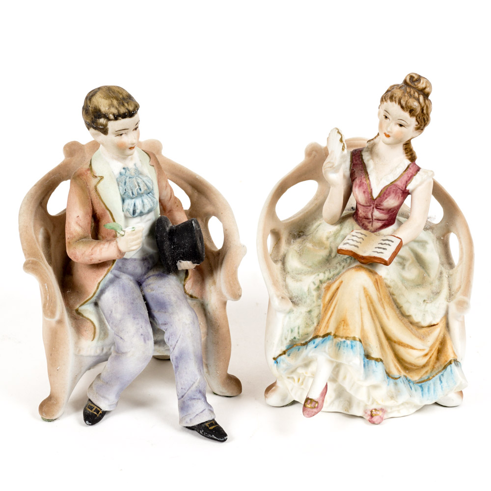 Lefton China Hand-Painted Figurines