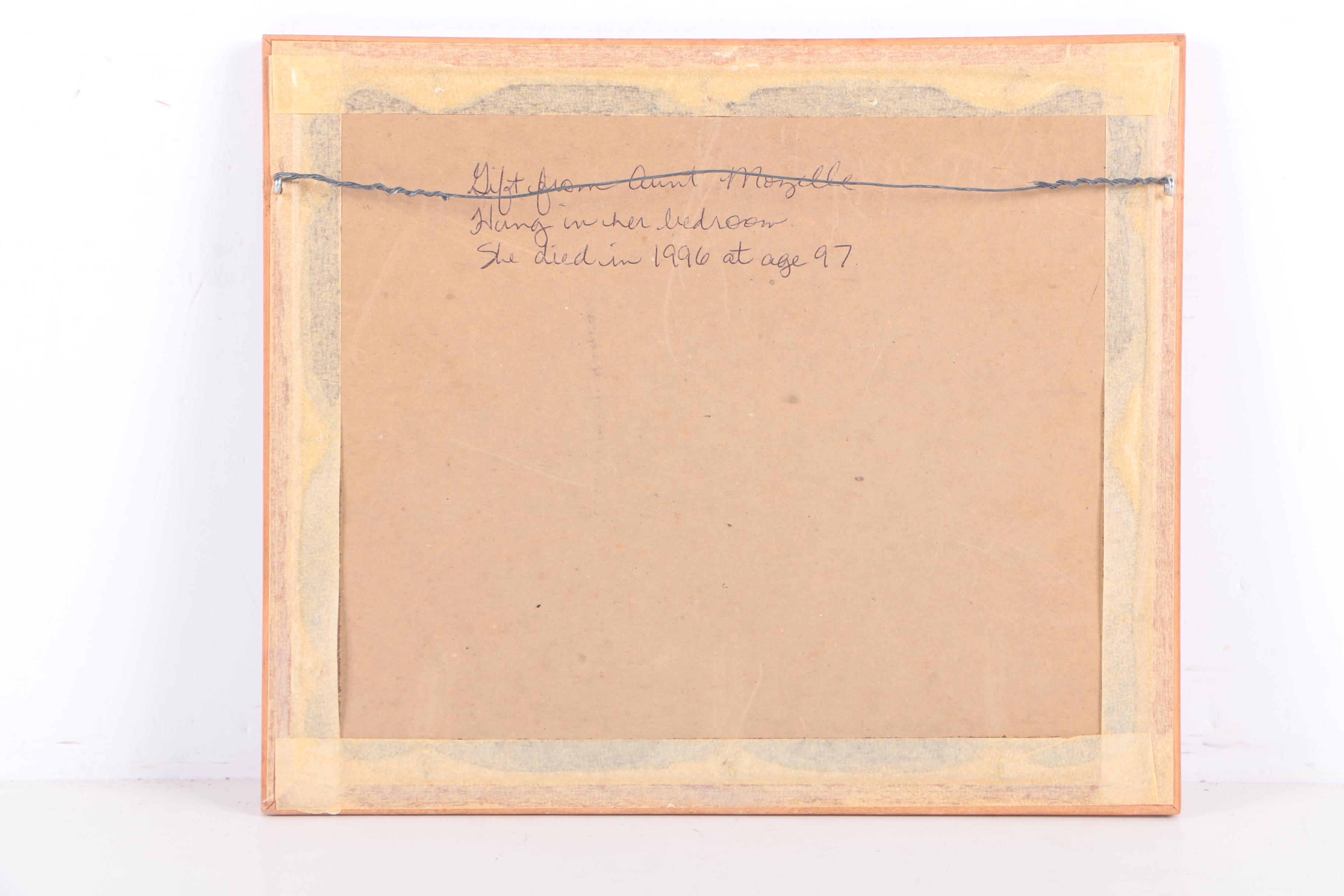 East Asian Style Watercolor and Gouache Painting on Silk of Flowers