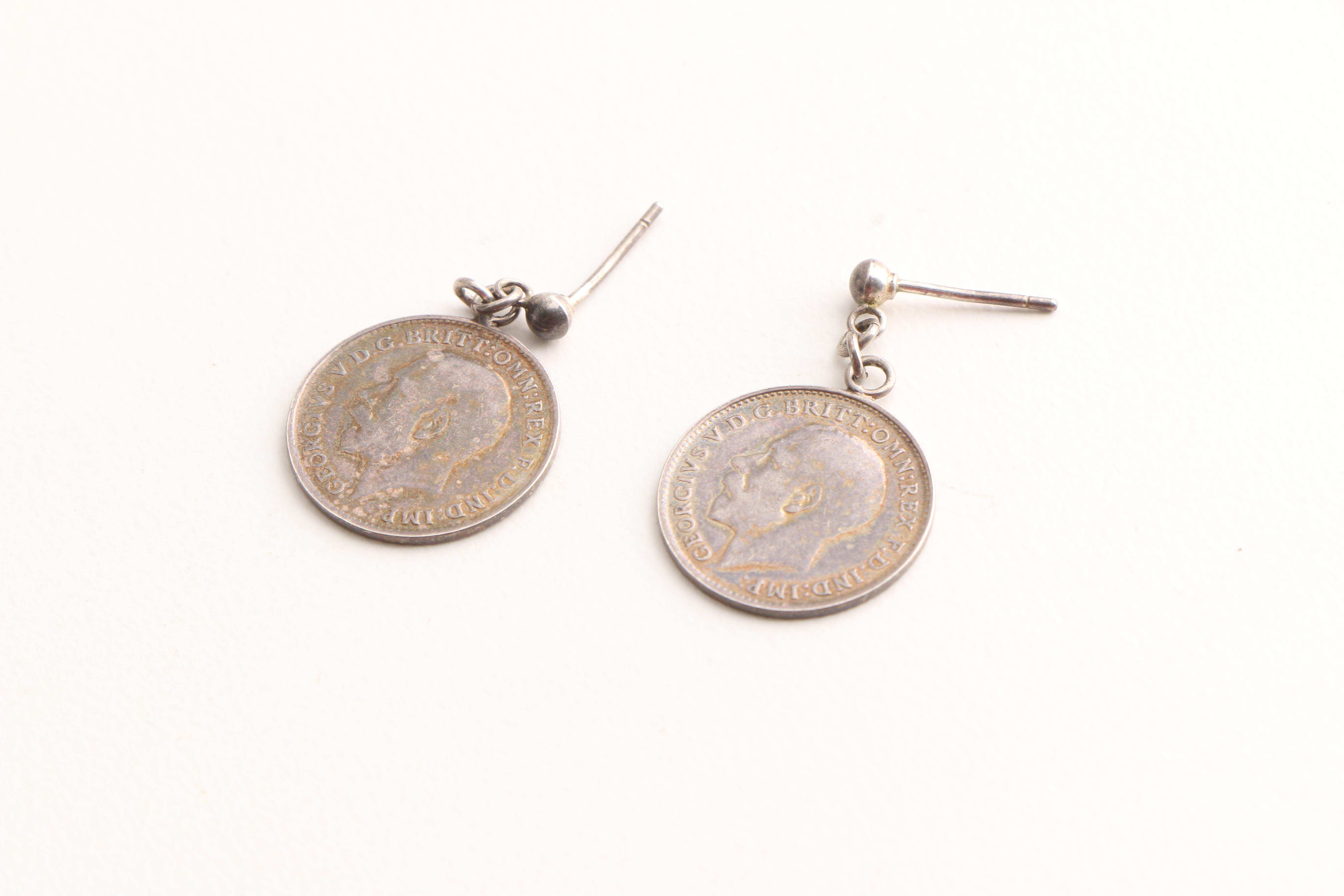 Sterling Silver Reproduction and Genuine Coin Jewelry