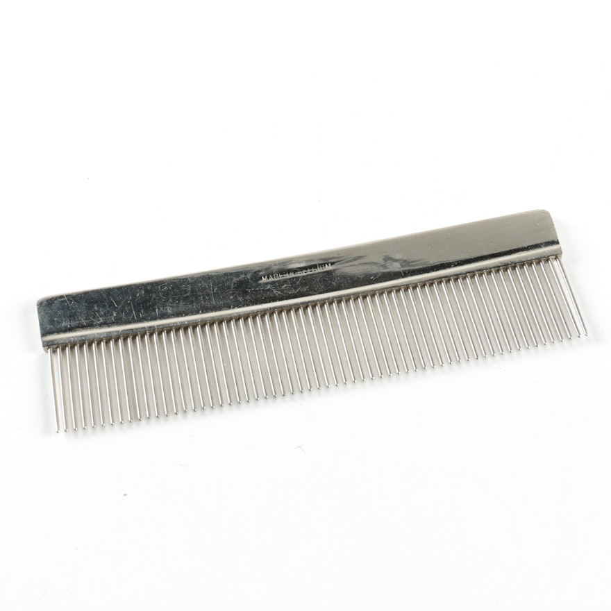 Belgium Made Metal Grooming Comb