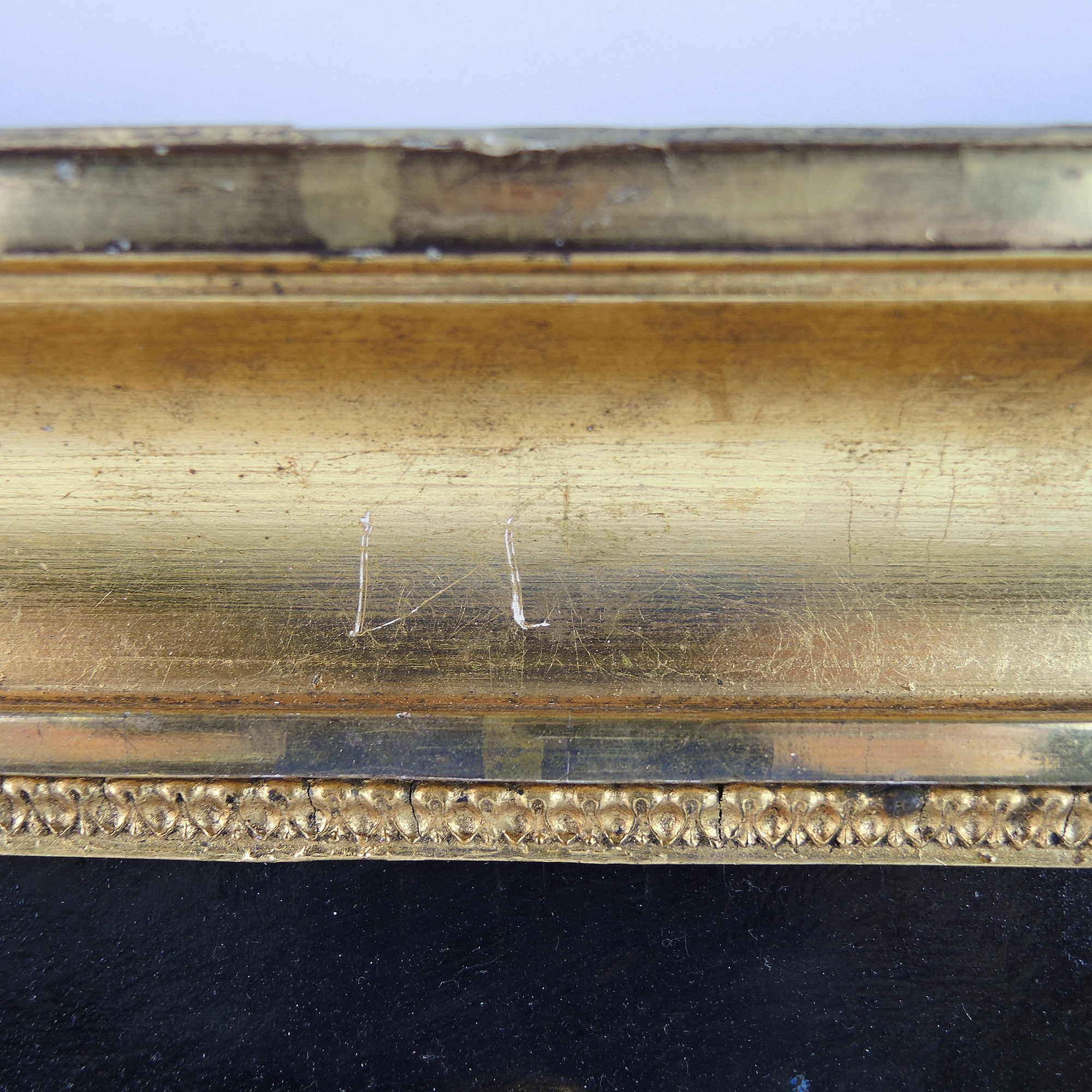 Antique Original 1886 Oil Painting on Wood Panel Portrait of a Woman in Tiara