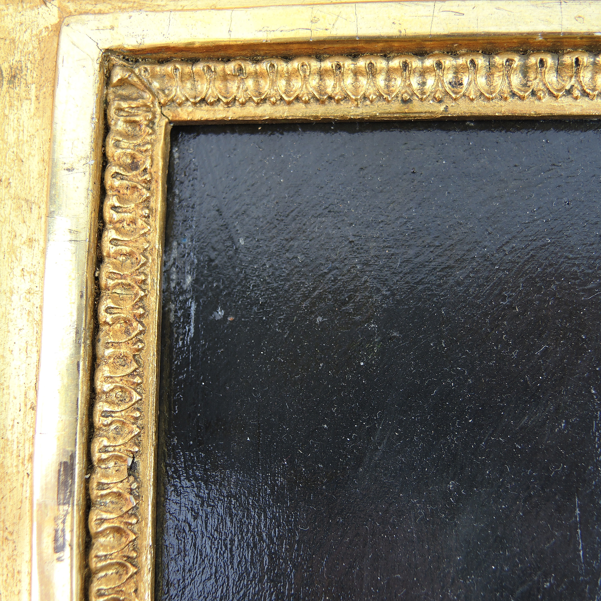 Antique Original 1886 Oil Painting on Wood Panel Portrait of a Woman in Tiara