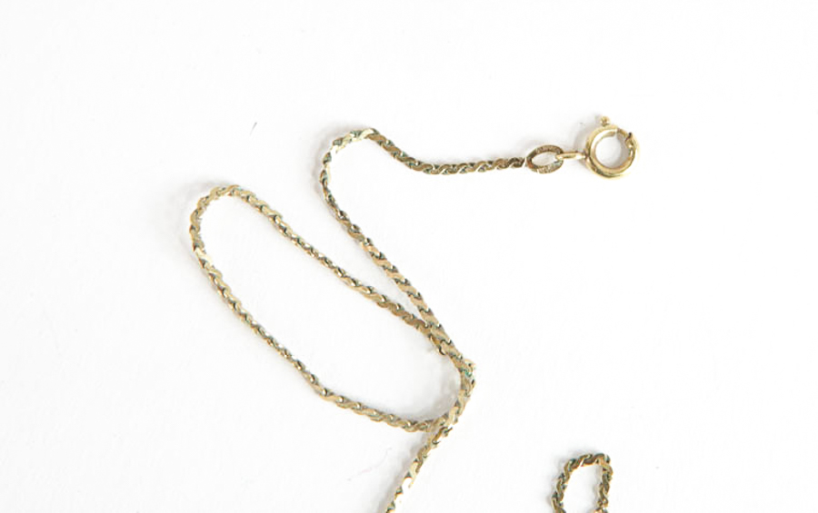 Sterling Virgin Mary Pendant with Necklace