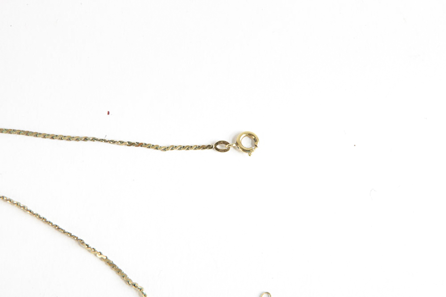 Sterling Virgin Mary Pendant with Necklace