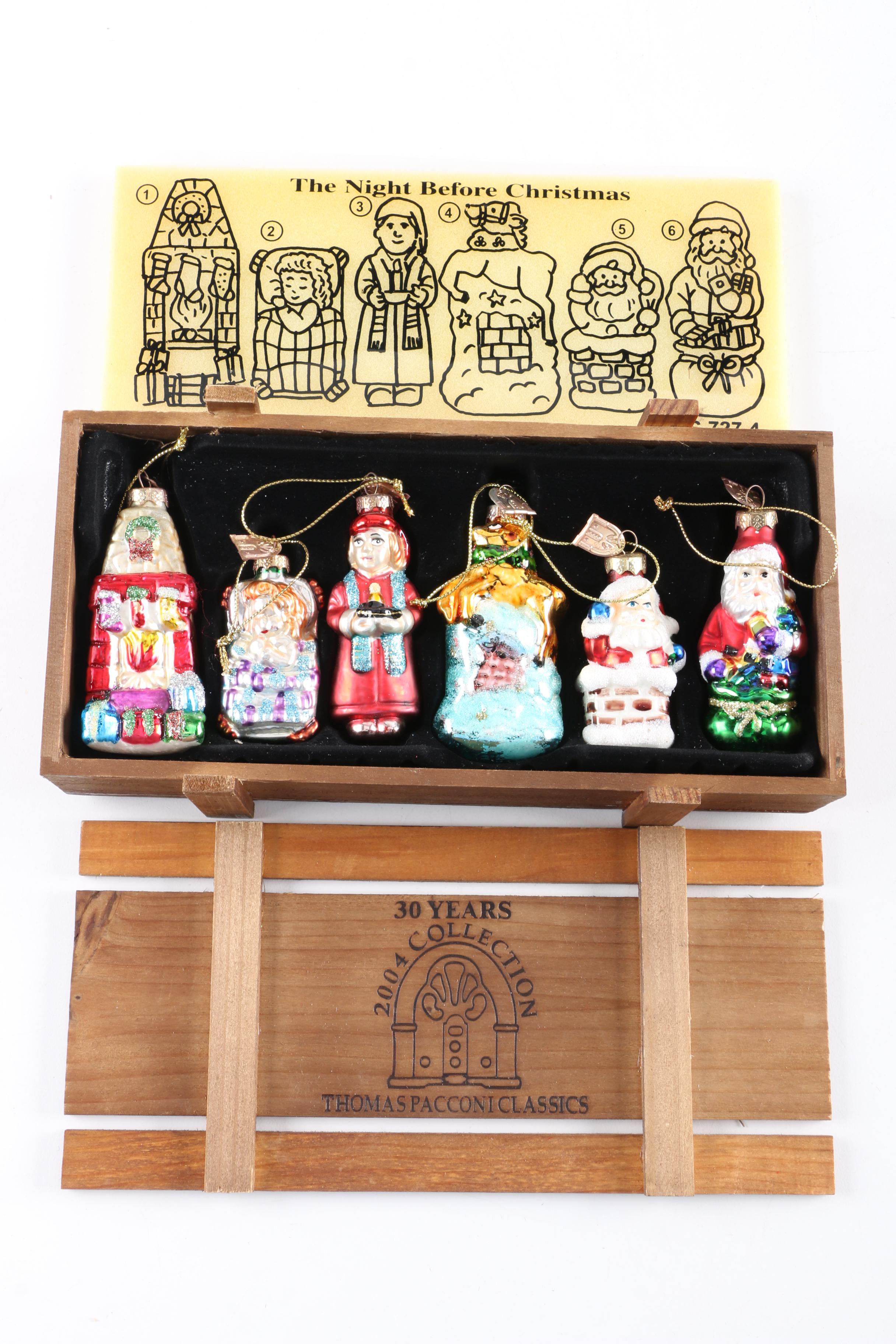 2004 Thomas Pacconi Classics Christmas Ornament Sets