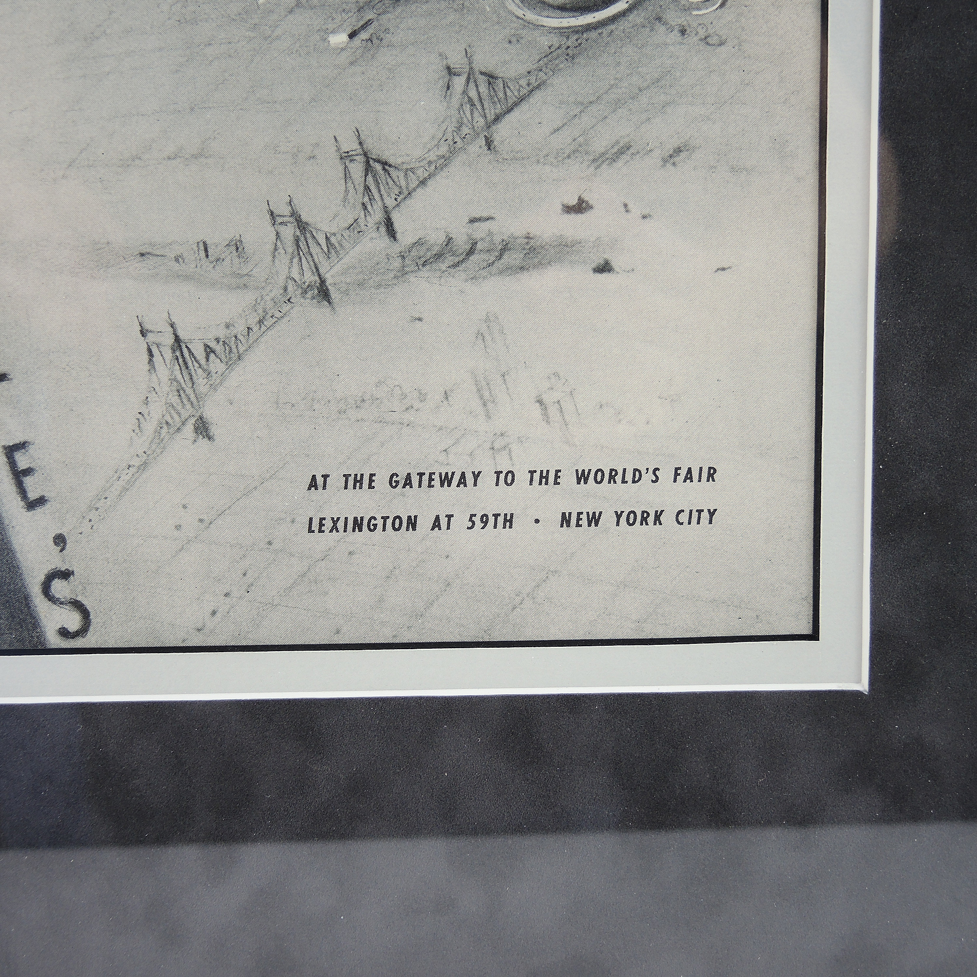 Bloomingdale's NYC World's Fair Print and Louisiana Purchase Exposition Cup