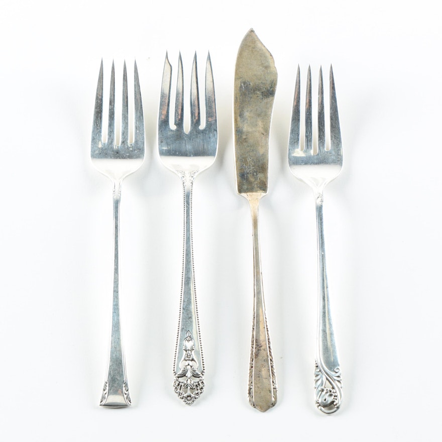 Assorted Sterling Silver Flatware Featuring International Silver Co.