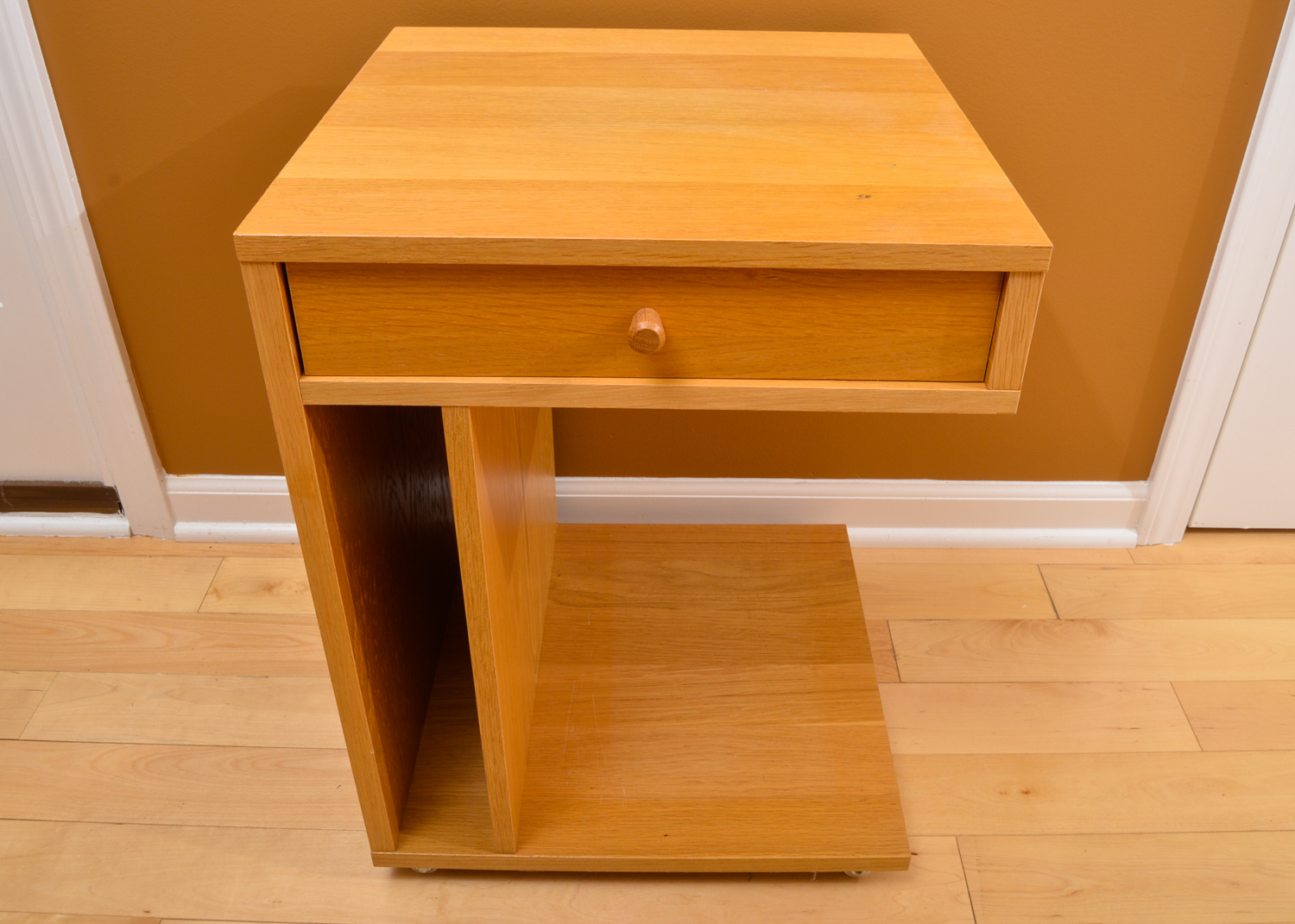 Oak "Skyberg" Nightstand by Ikea
