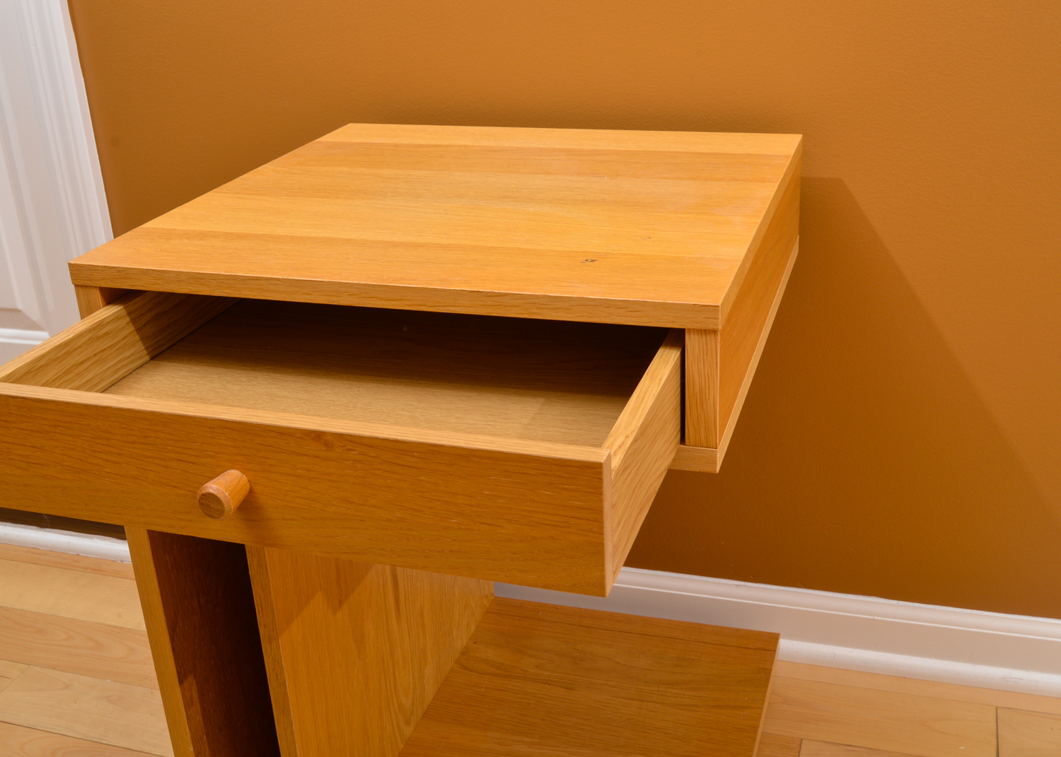 Oak "Skyberg" Nightstand by Ikea