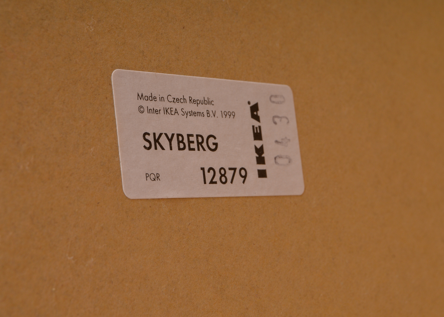 Oak "Skyberg" Nightstand by Ikea