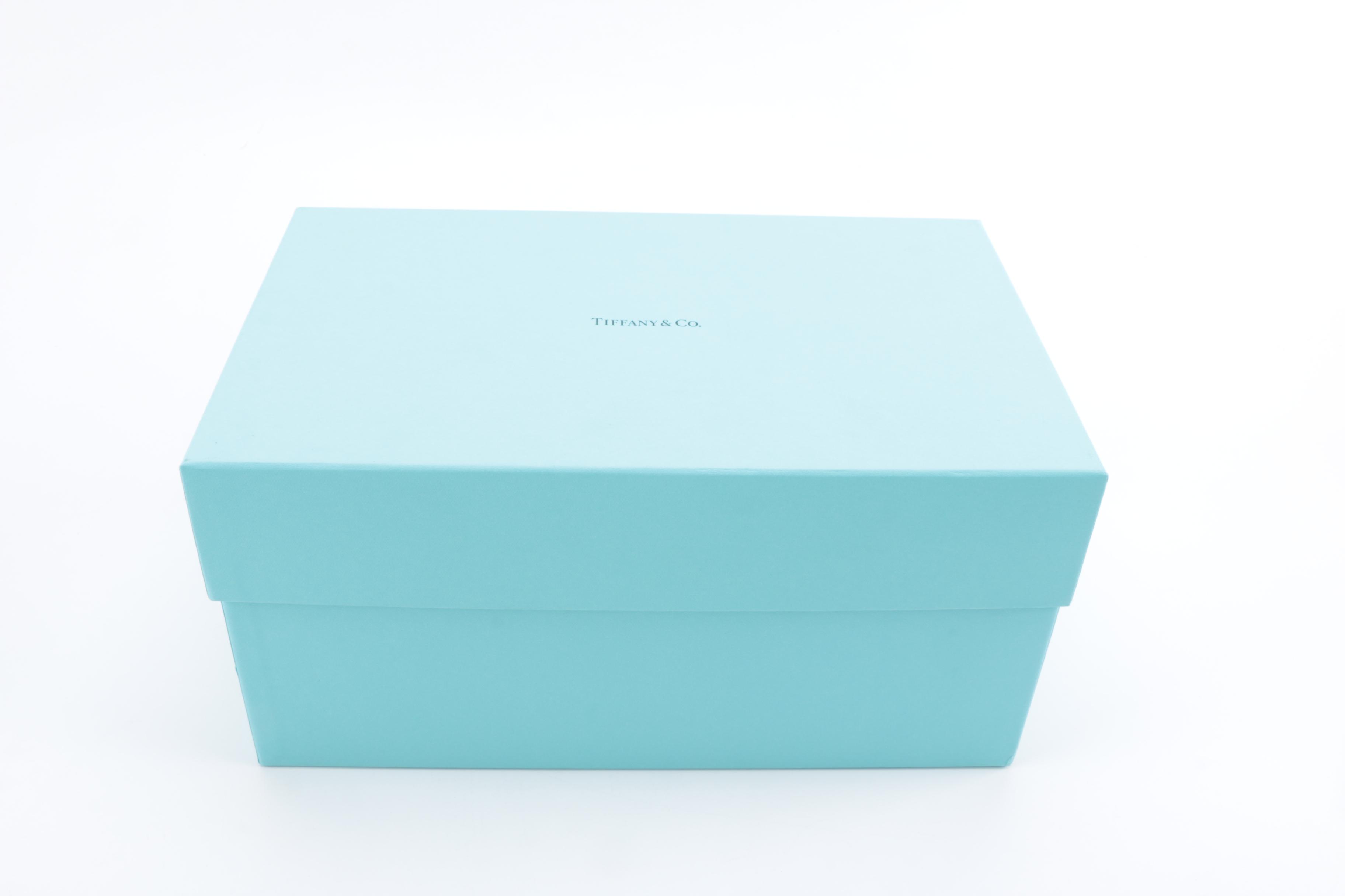 "Classic" Tiffany & Co. Crystal Champagne Flutes