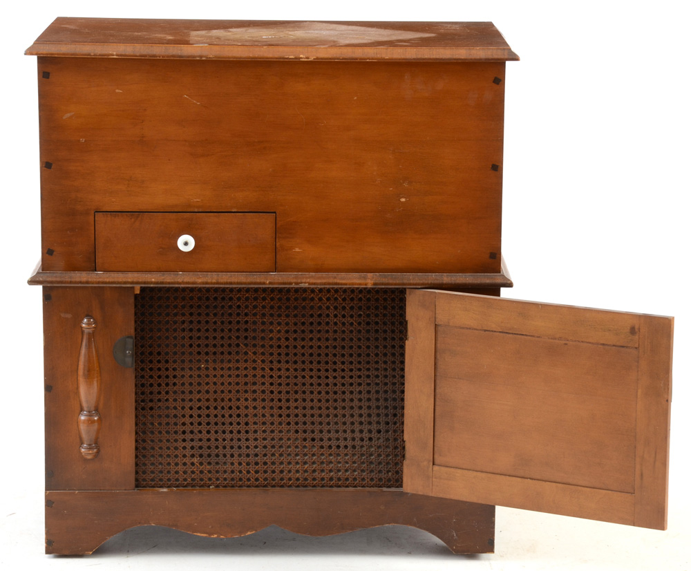Victorian Style Maple Stereo Console by Guild