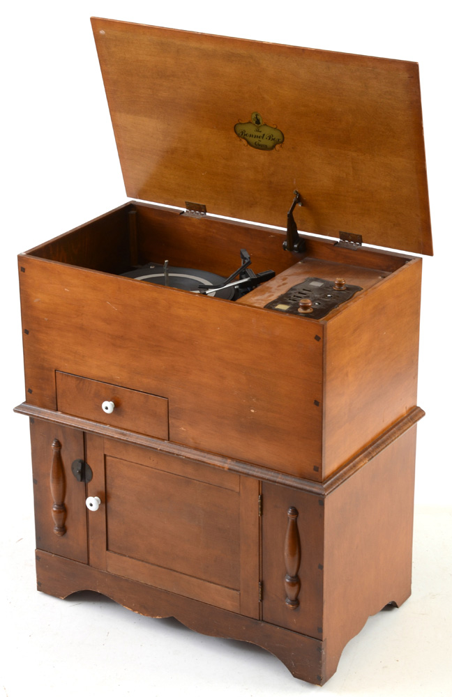 Victorian Style Maple Stereo Console by Guild