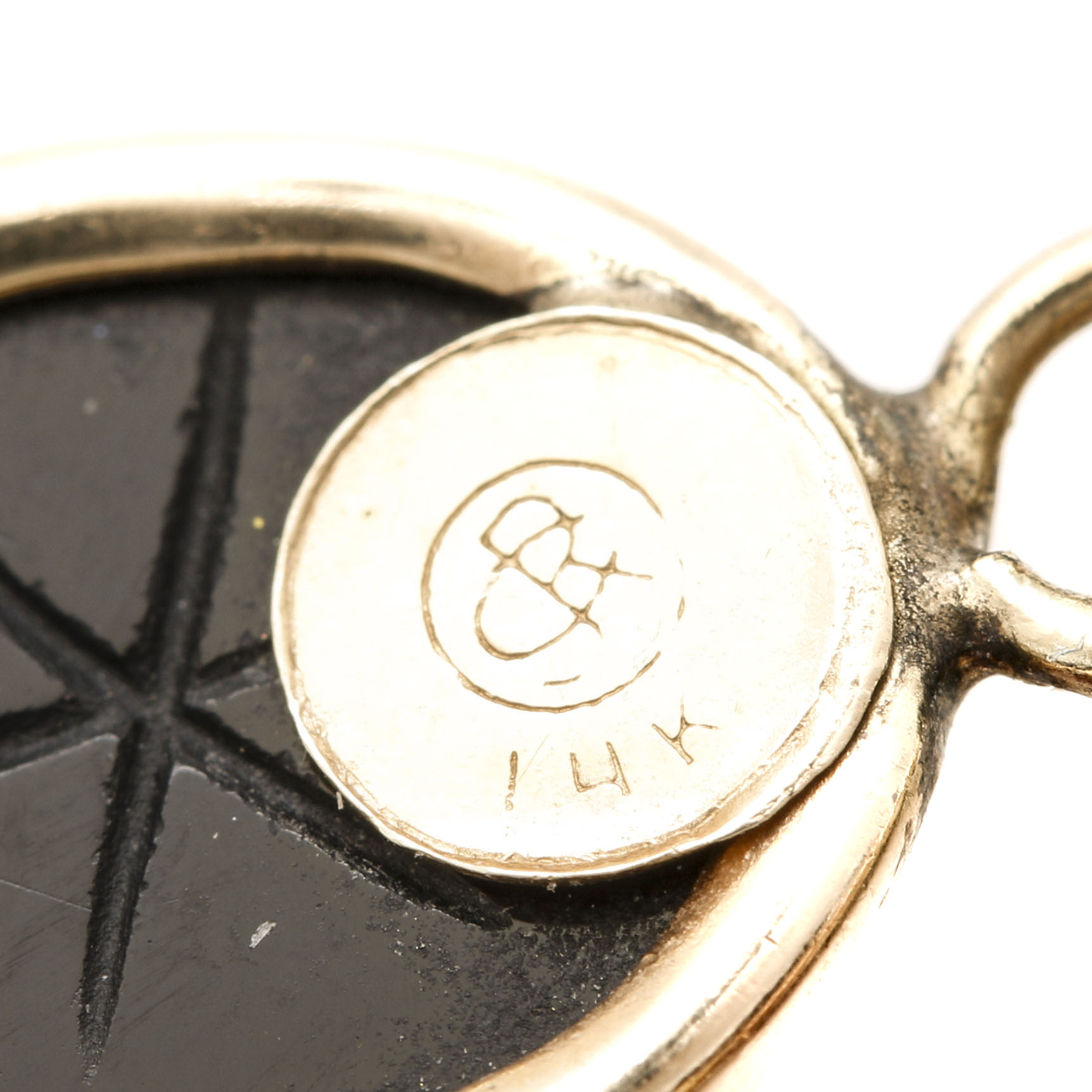 Selection of 14K Yellow Gold Multi Gemstone Scarab Link Bracelet and Necklace