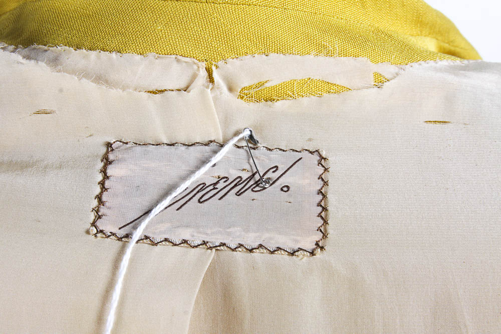 Women's Vintage Mustard Yellow Skirt Suit