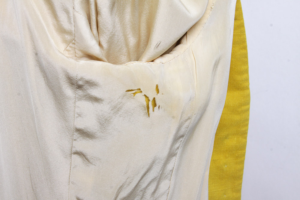 Women's Vintage Mustard Yellow Skirt Suit