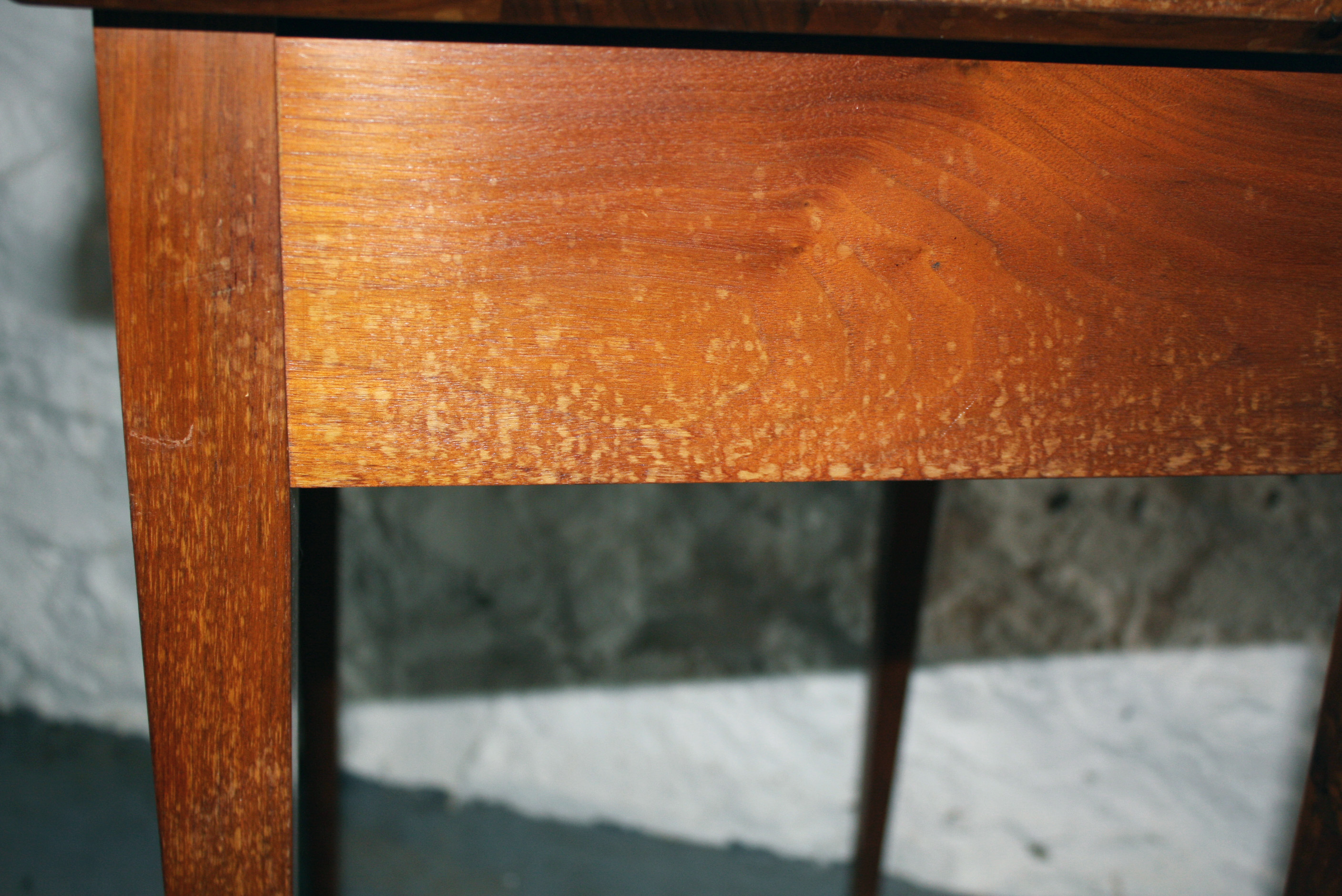 Federal Style Stone Top Accent Table