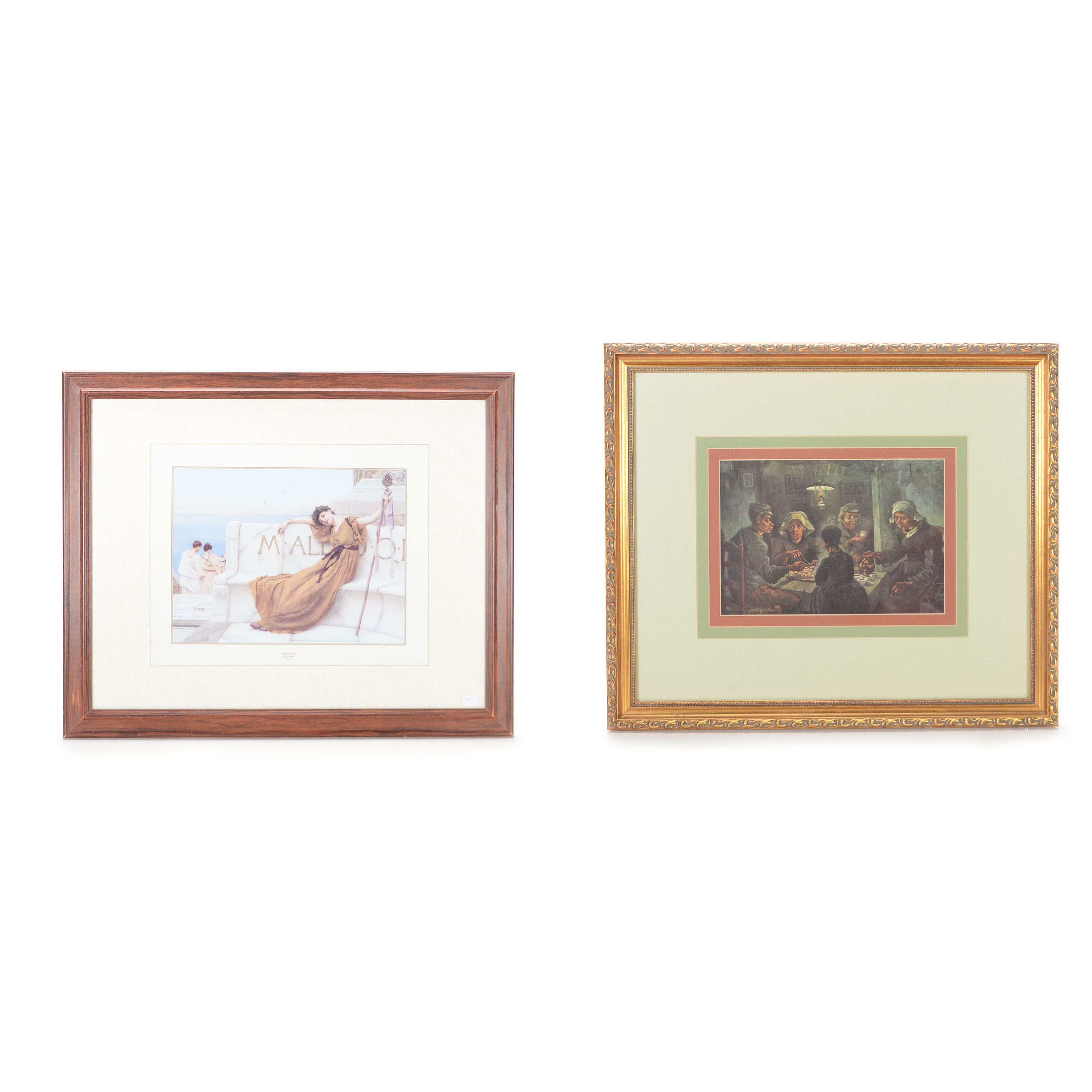 Pair of Offset Lithographs After Van Gogh and Godward