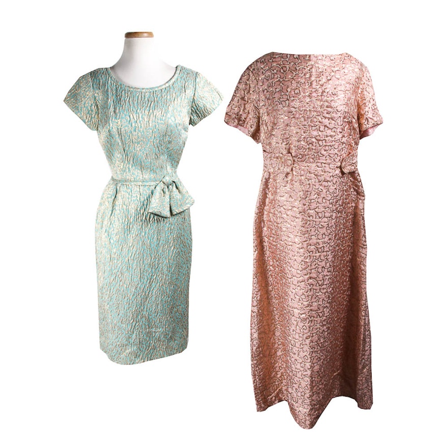 Two 1950s Vintage Evening Dresses