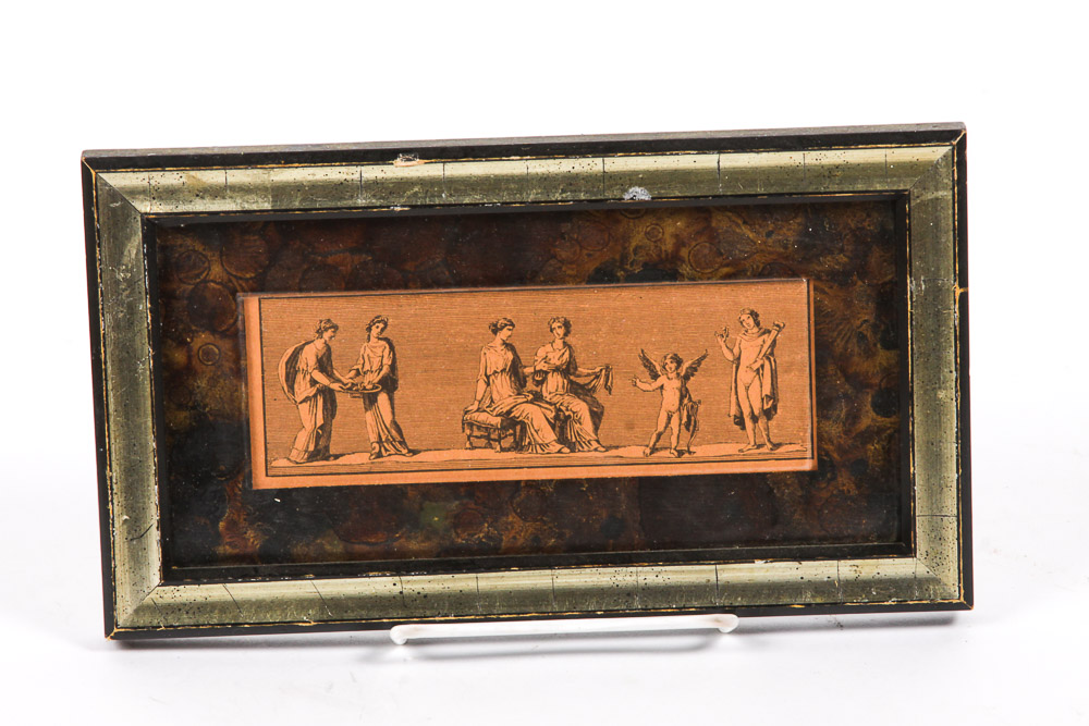 Vintage Framed Roman-Themed Prints