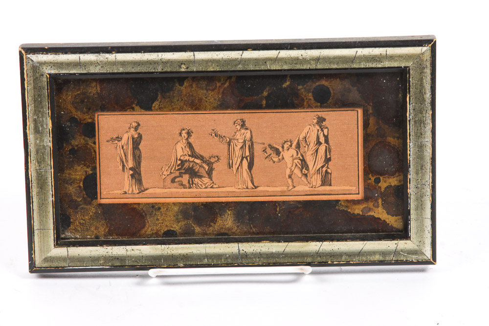 Vintage Framed Roman-Themed Prints