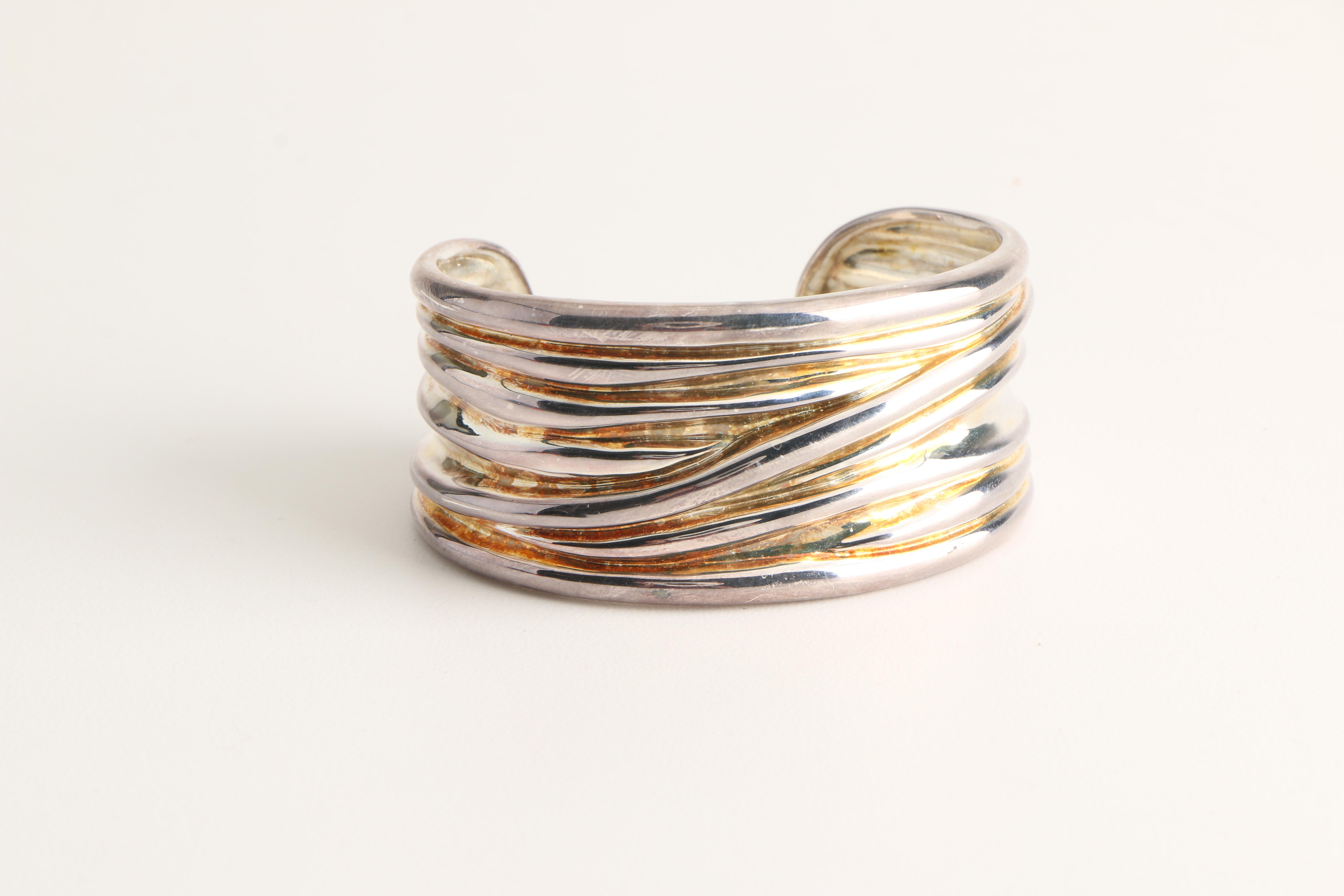 Sterling Silver Necklace Earrings and Bracelet