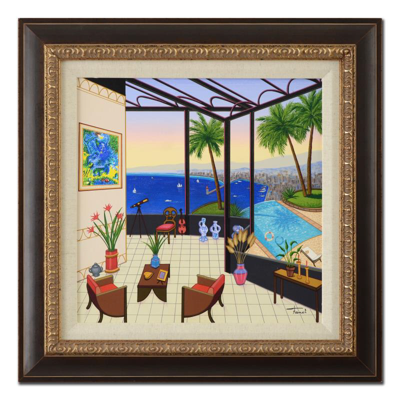 "Interior with Marc Chagall" Limited Edition Serigraph