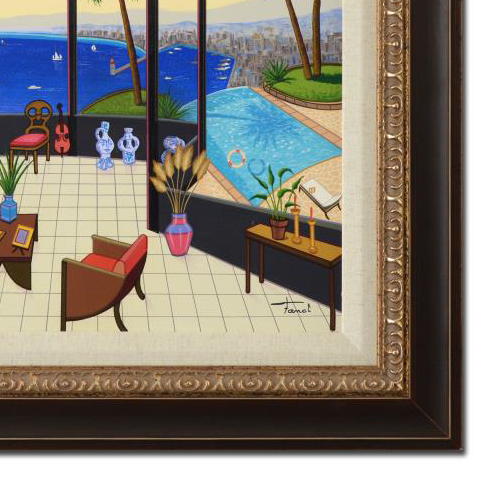 "Interior with Marc Chagall" Limited Edition Serigraph